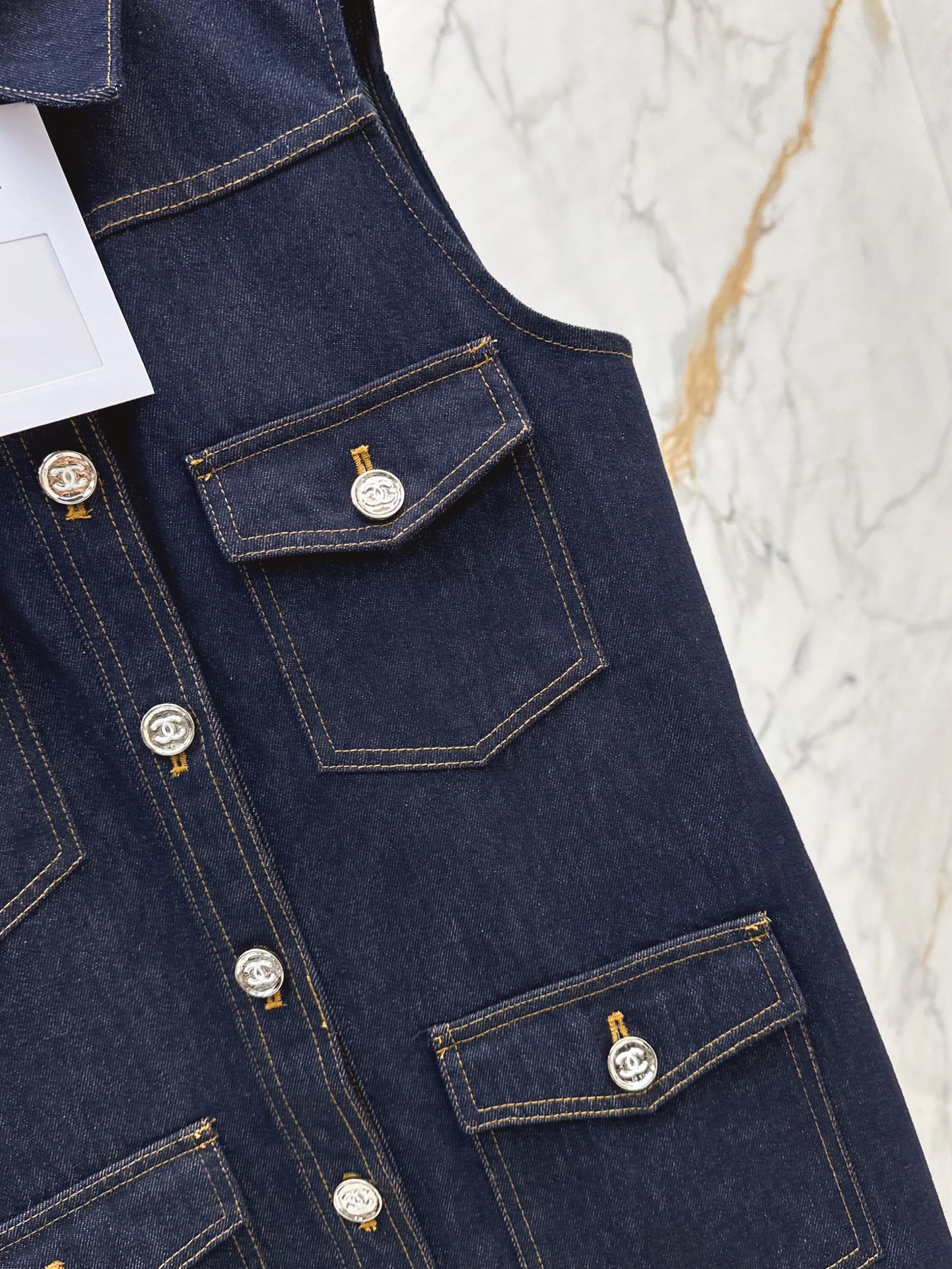 ch 25ss denim vest