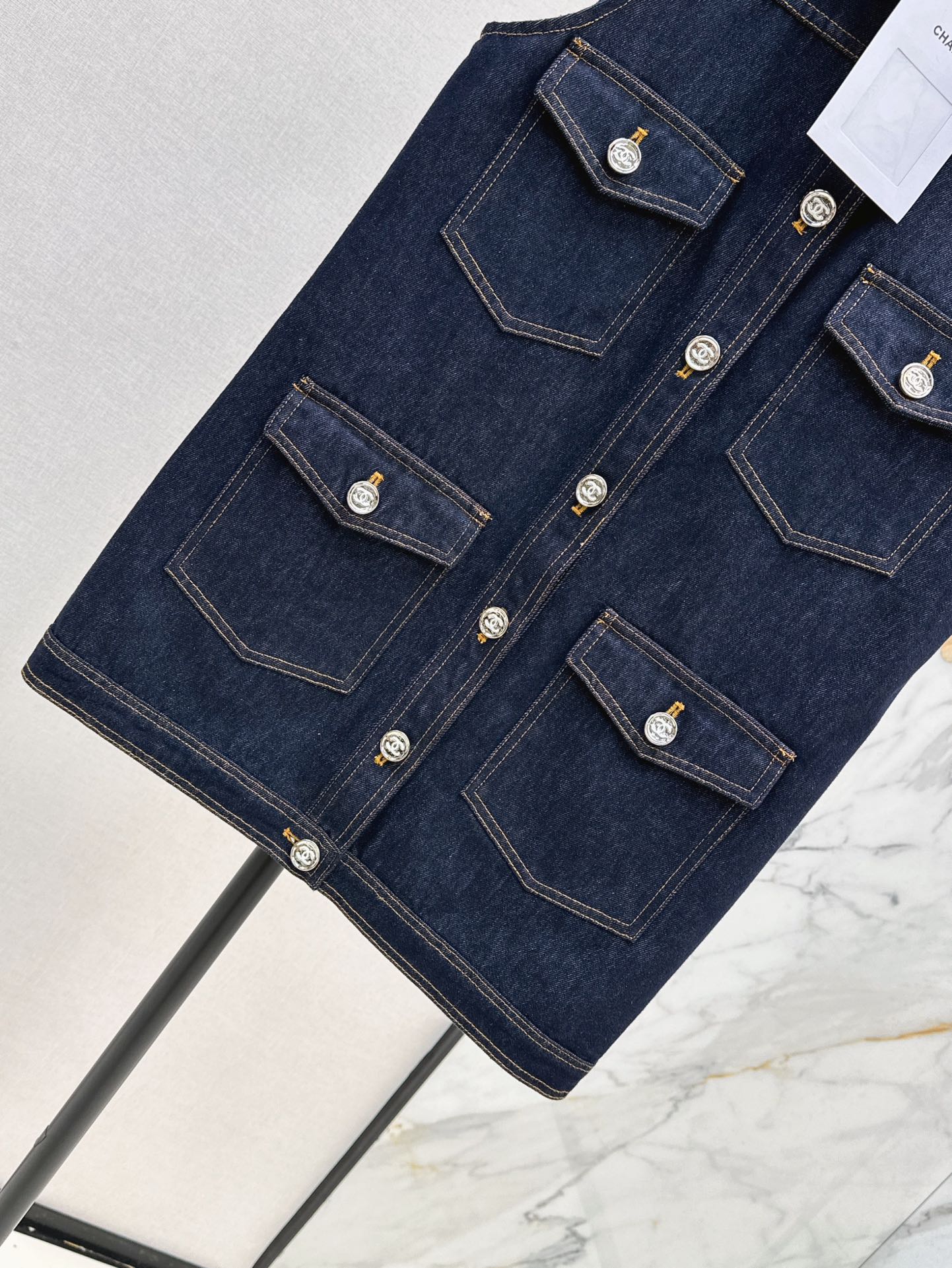 ch 25ss denim vest
