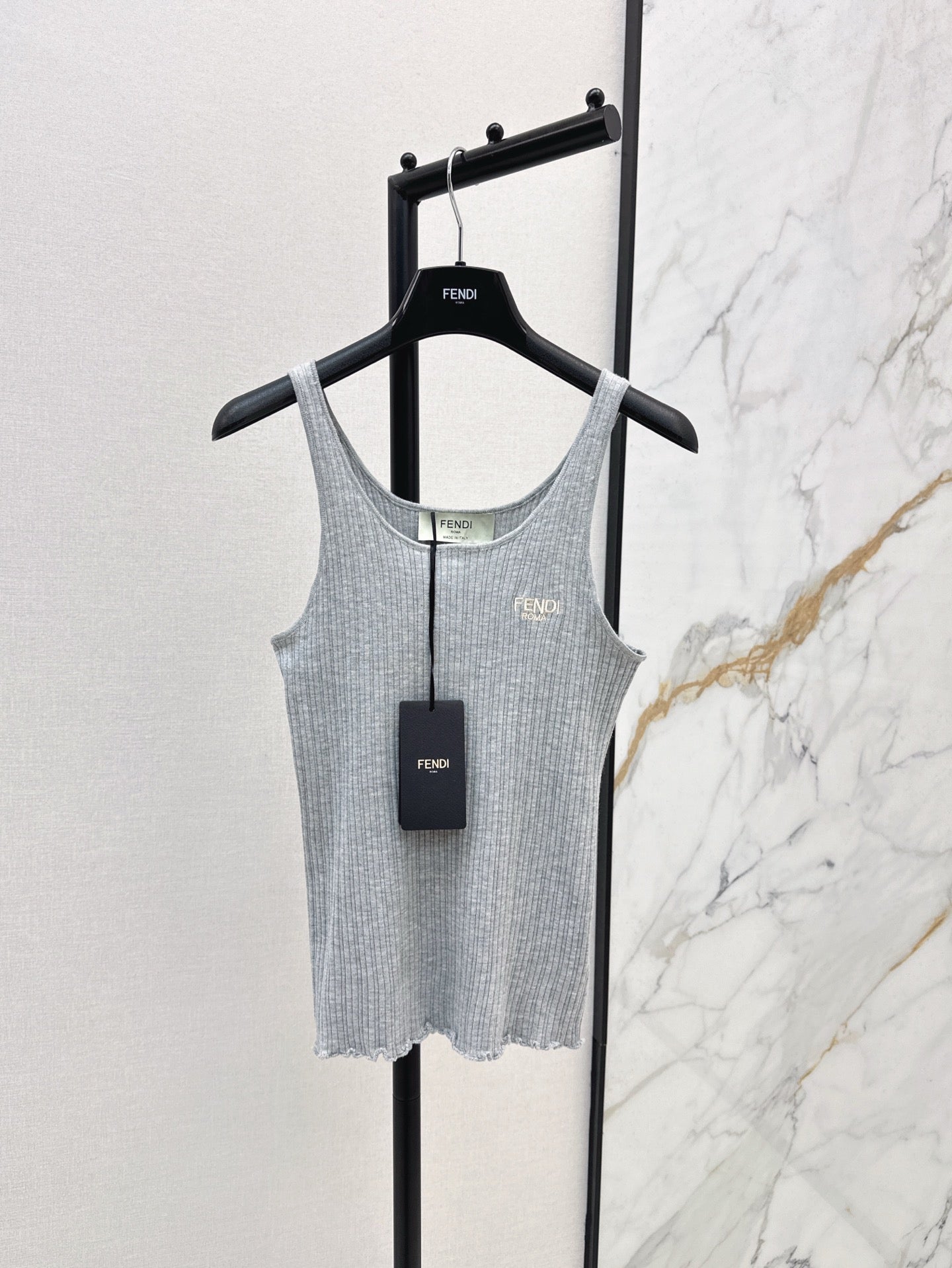 f 25ss knitted vest