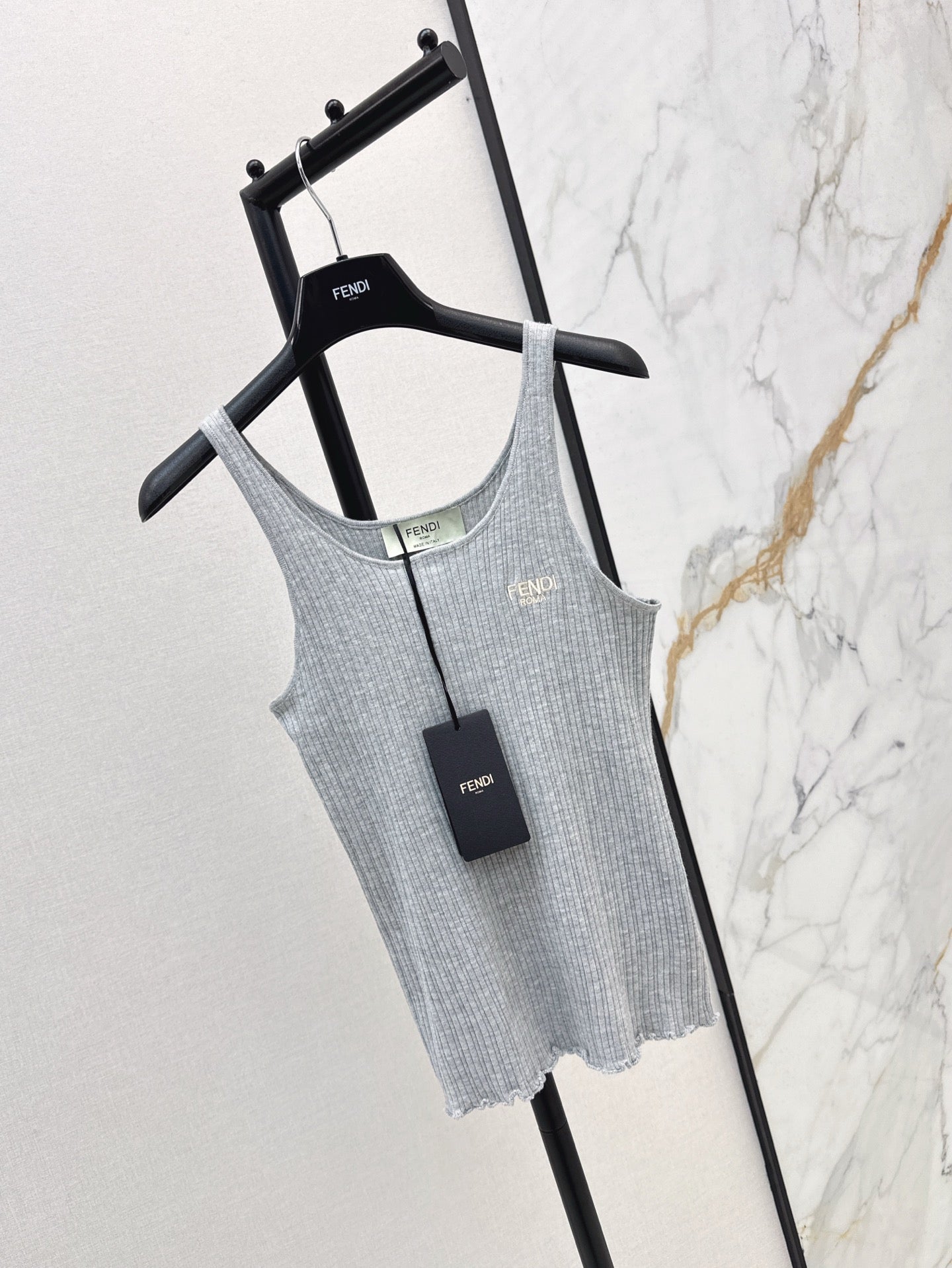 f 25ss knitted vest