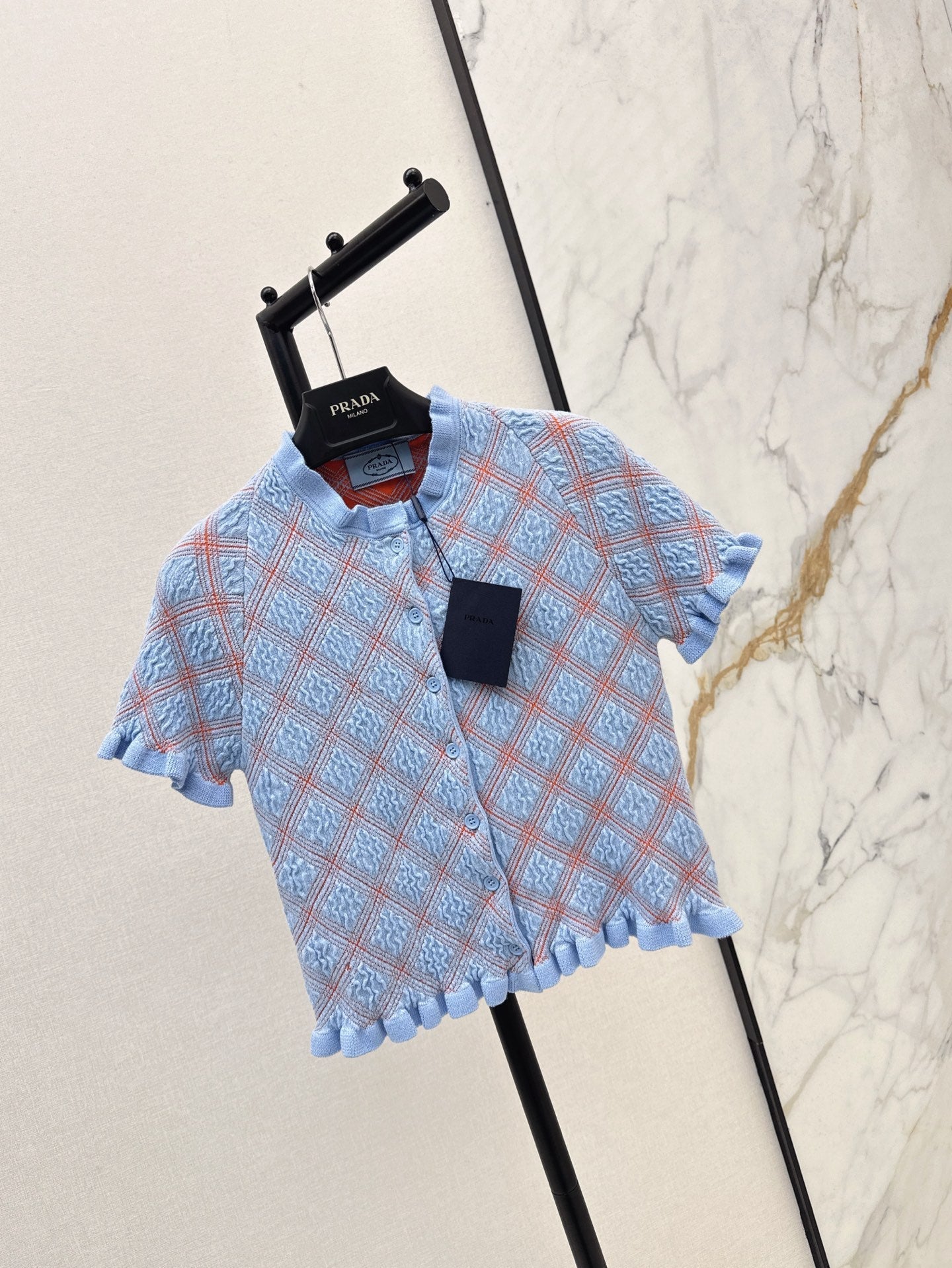 25ss knitted buttons shirt
