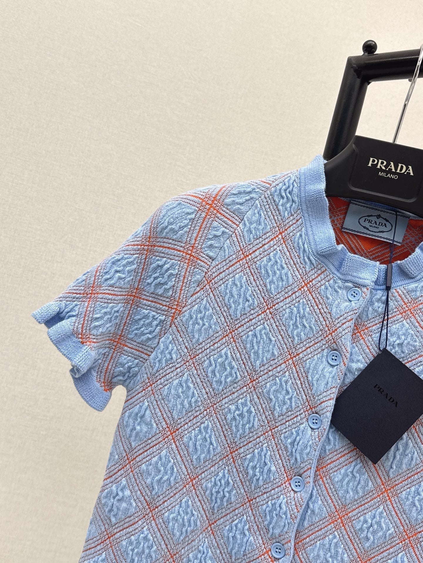 25ss knitted buttons shirt