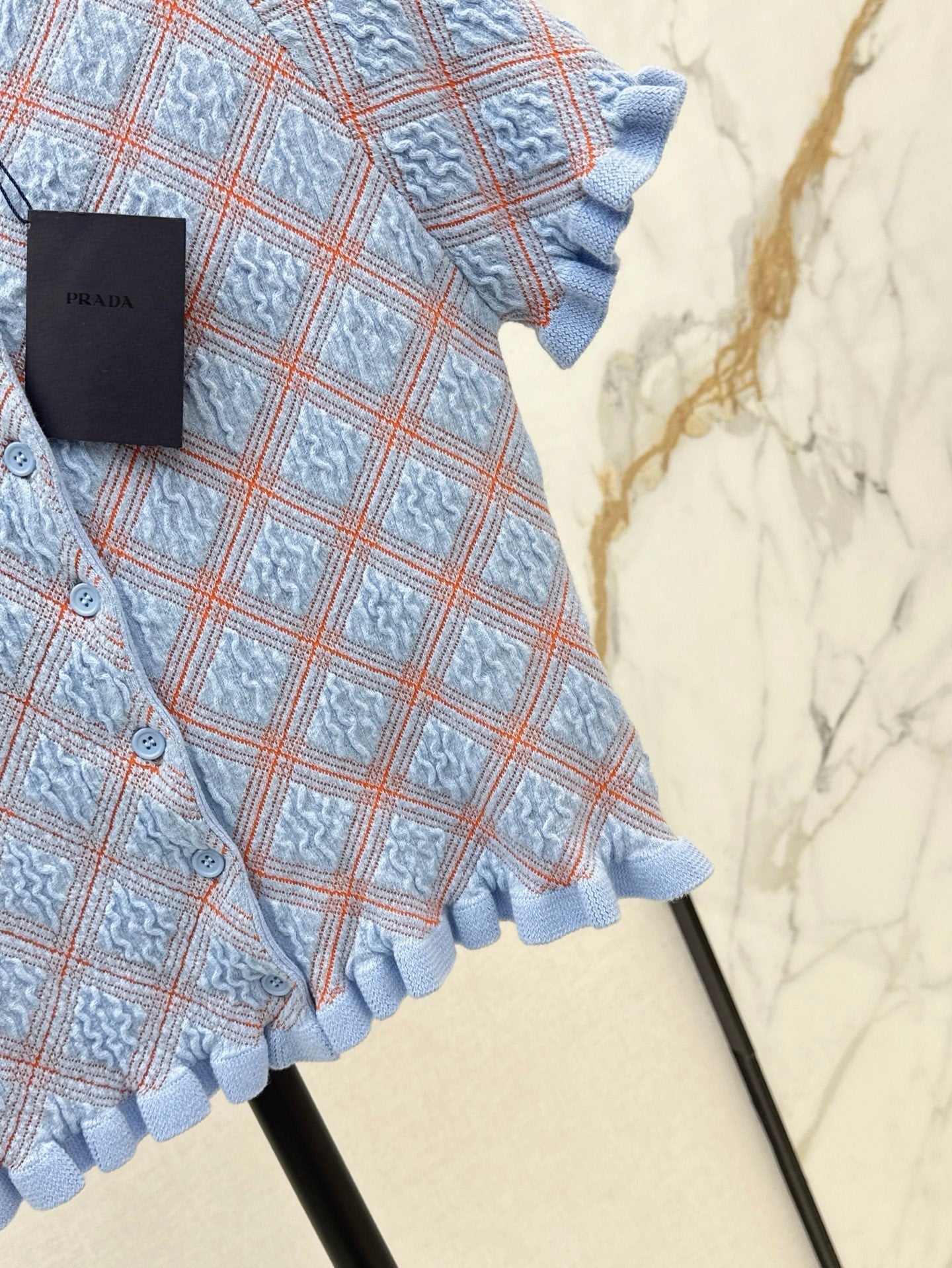 25ss knitted buttons shirt