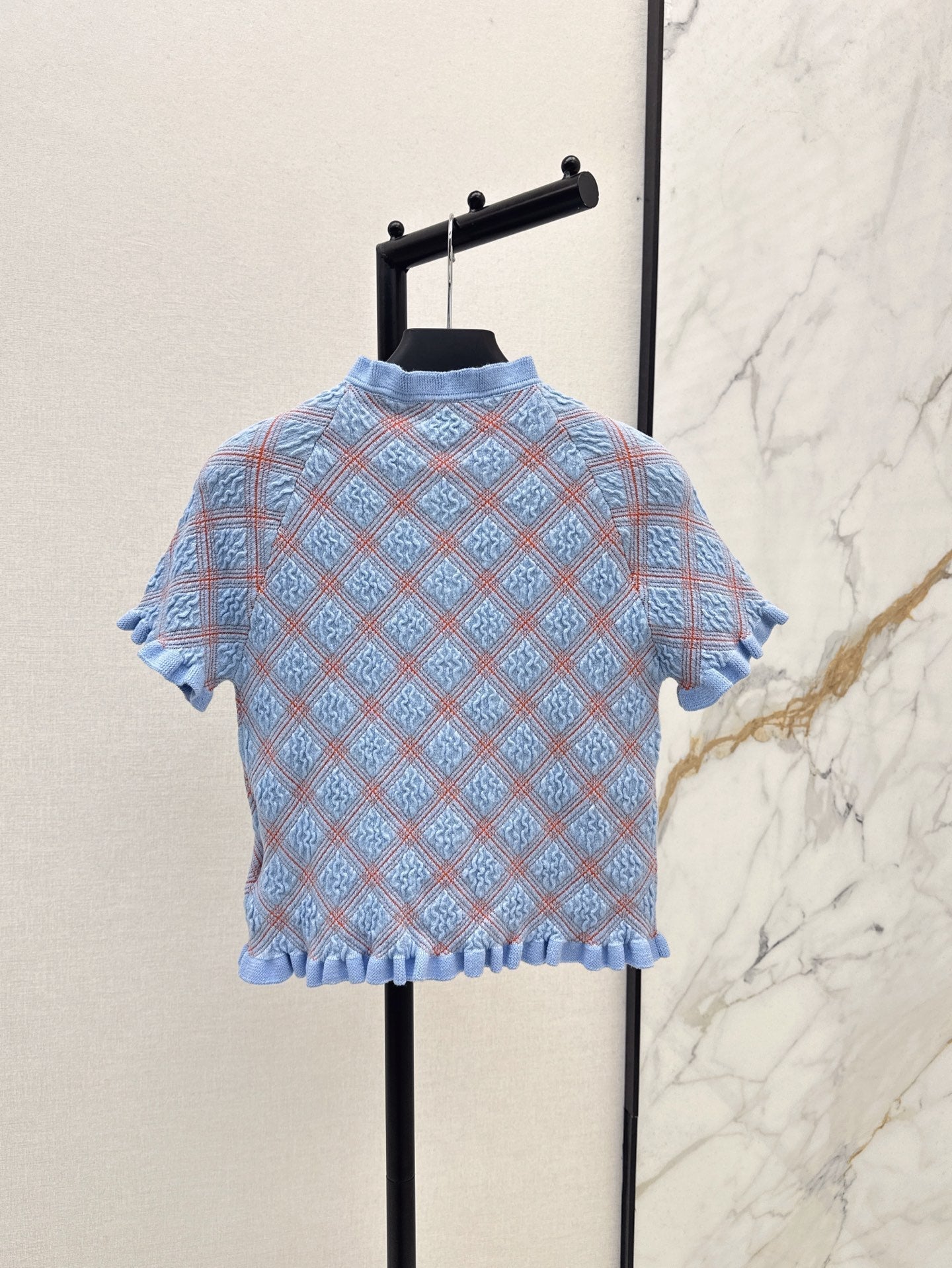 25ss knitted buttons shirt