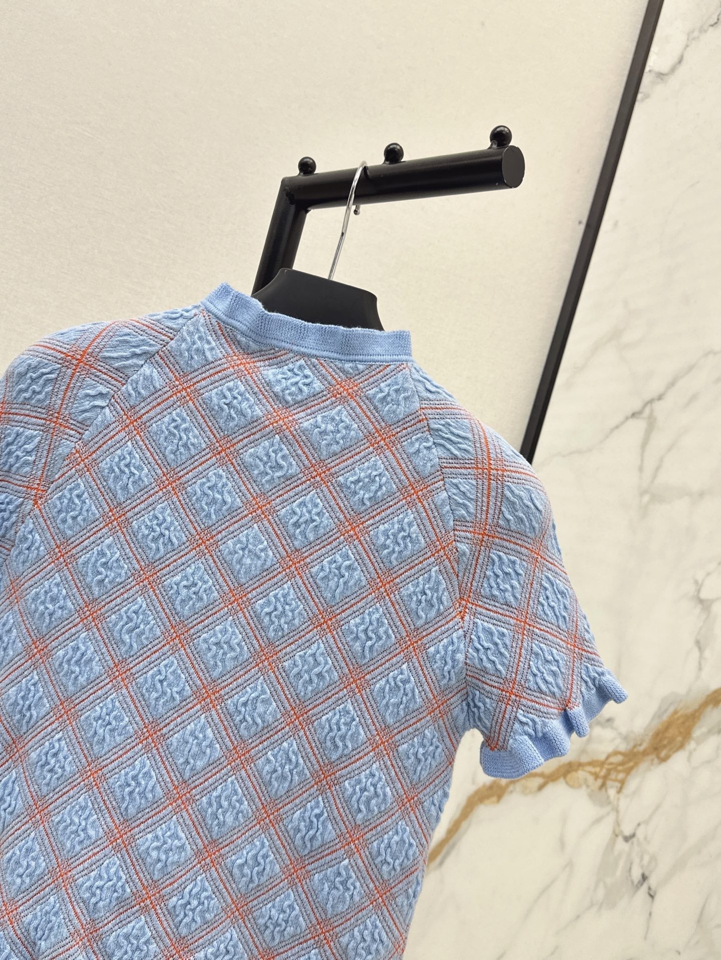 25ss knitted buttons shirt