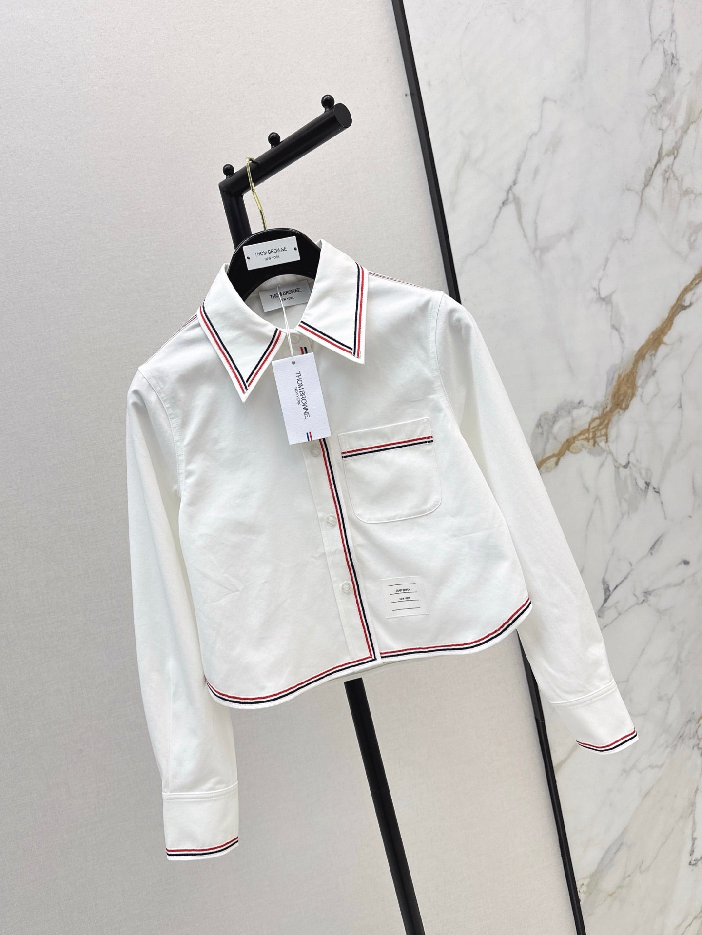 25ss webbing buttons shirt