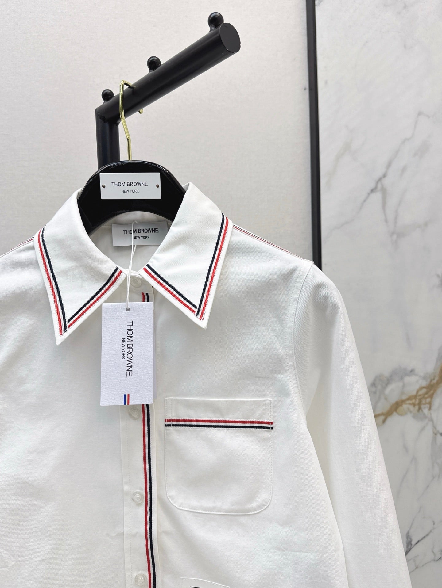 25ss webbing buttons shirt