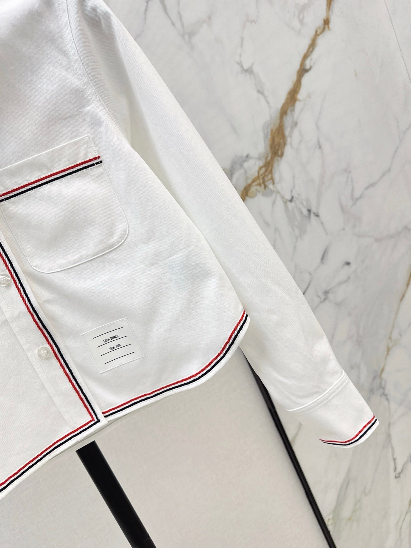 25ss webbing buttons shirt