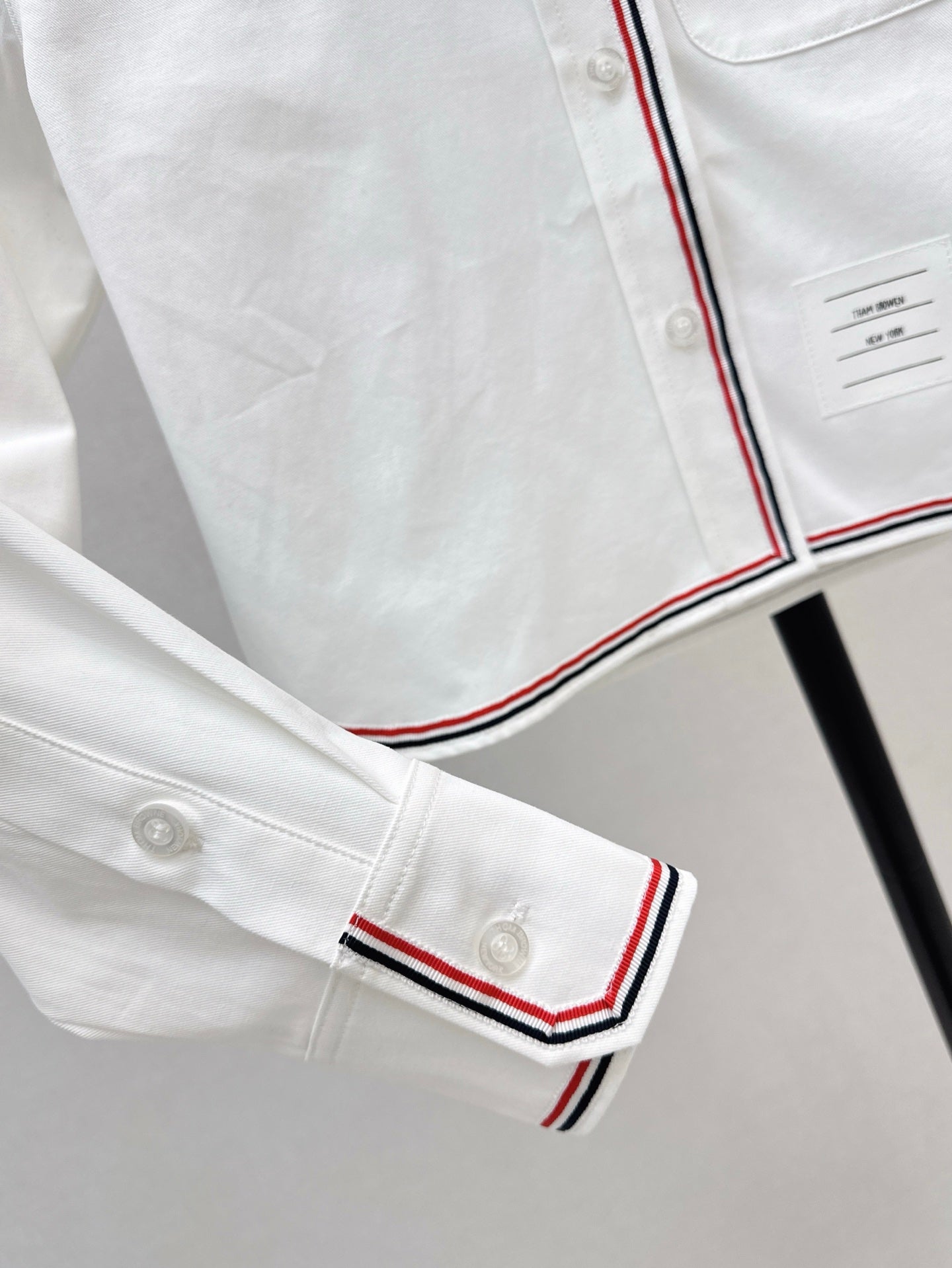 25ss webbing buttons shirt