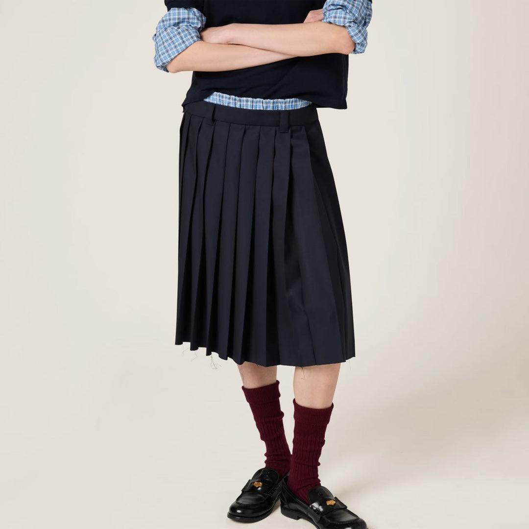 25SS pleated skirt