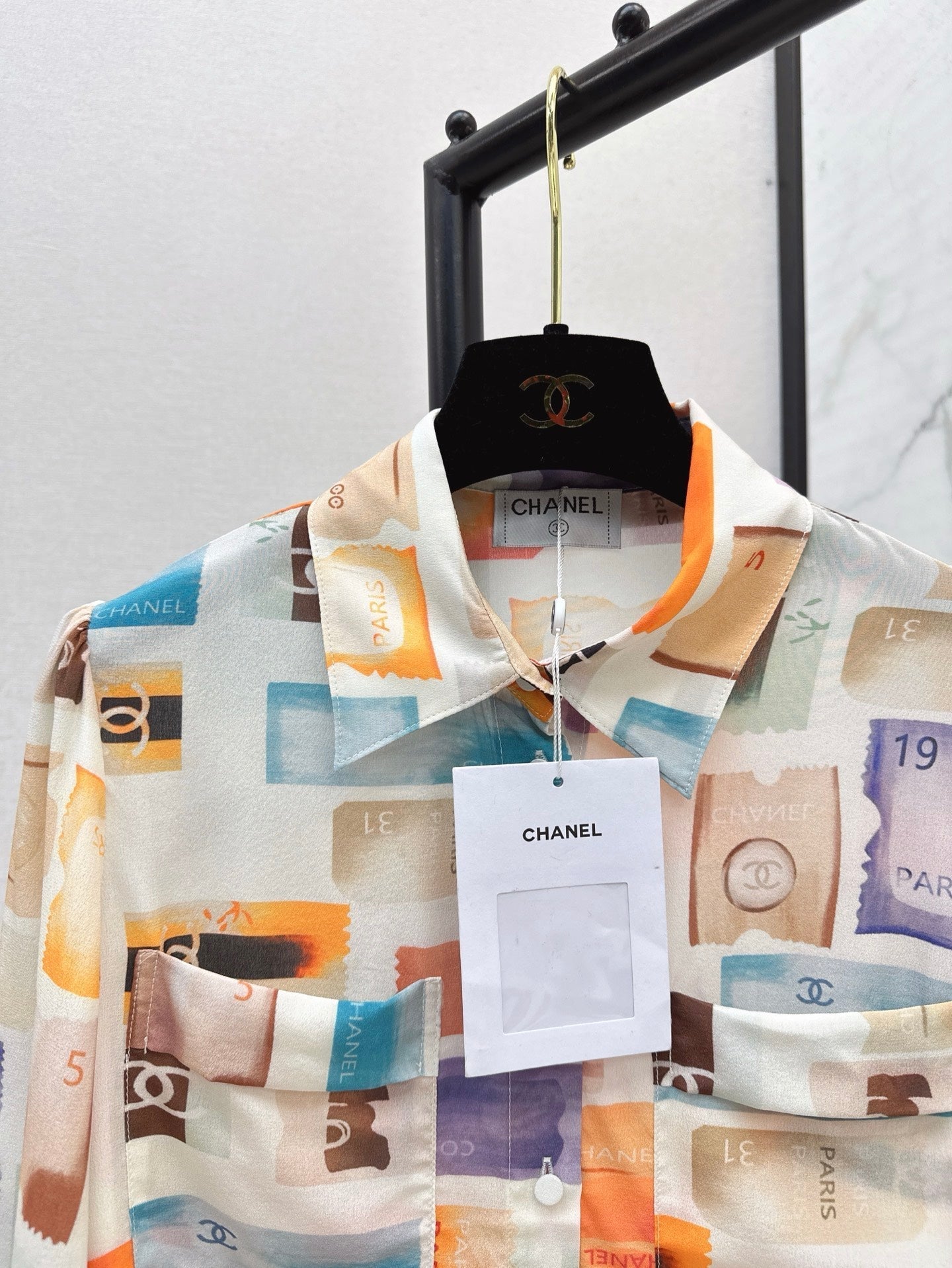 Ch 25ss silk buttons shirt