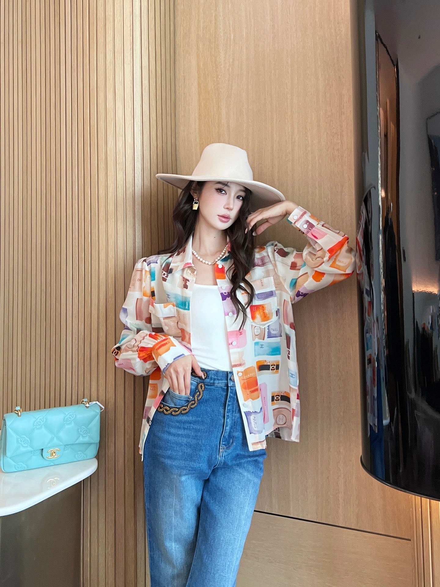 Ch 25ss silk buttons shirt