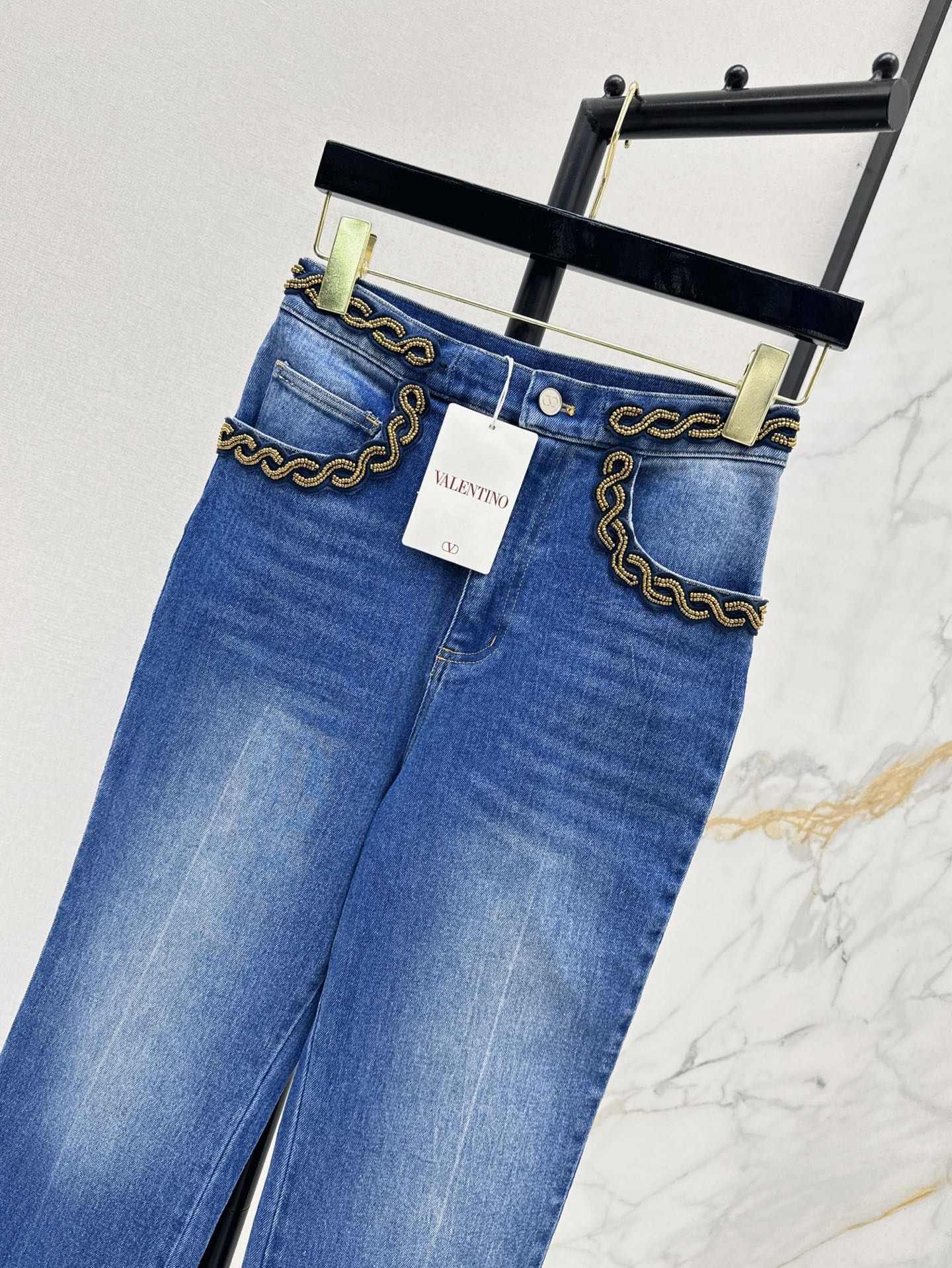 Val 25ss beaded jeans