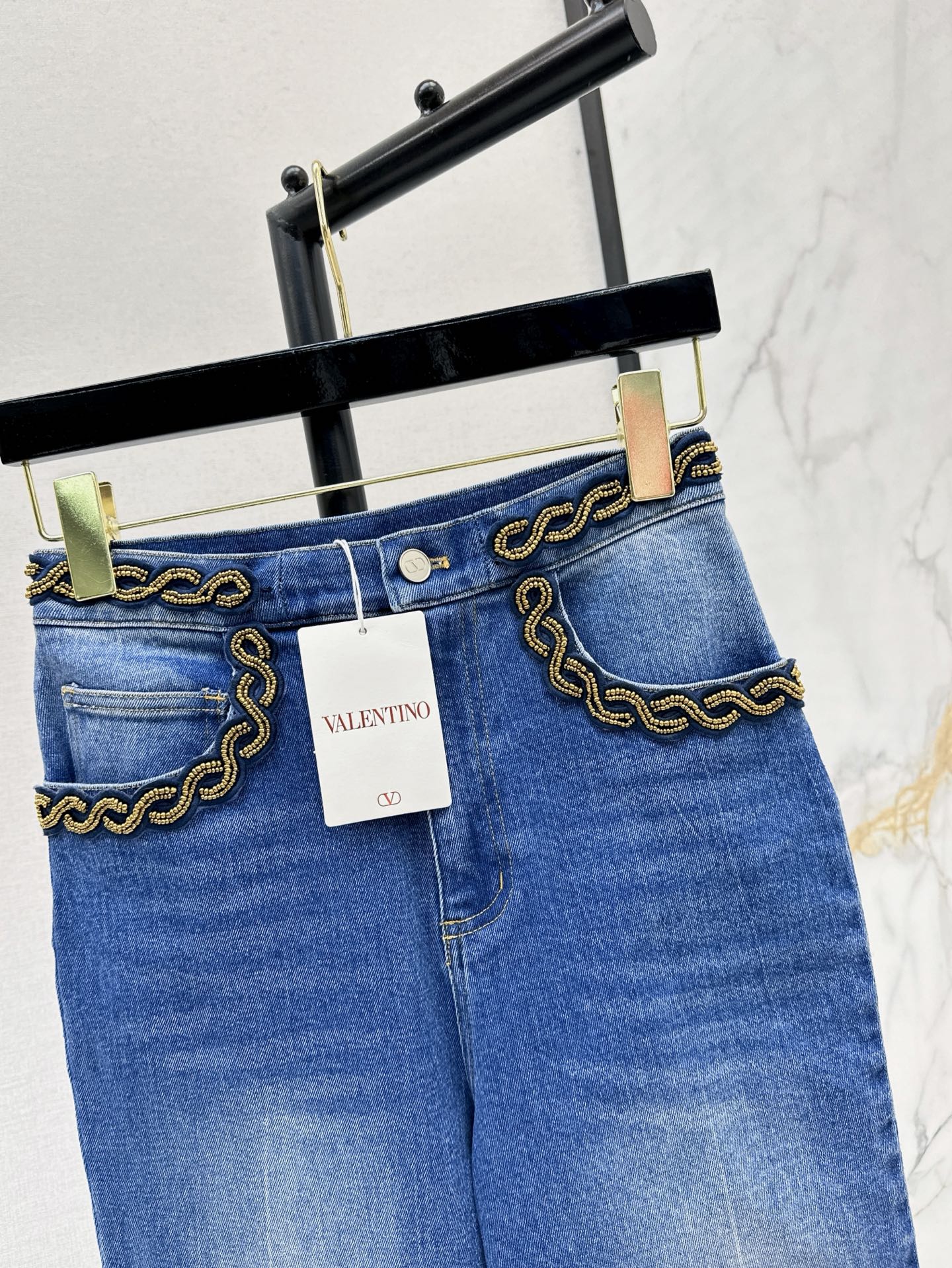 Val 25ss beaded jeans