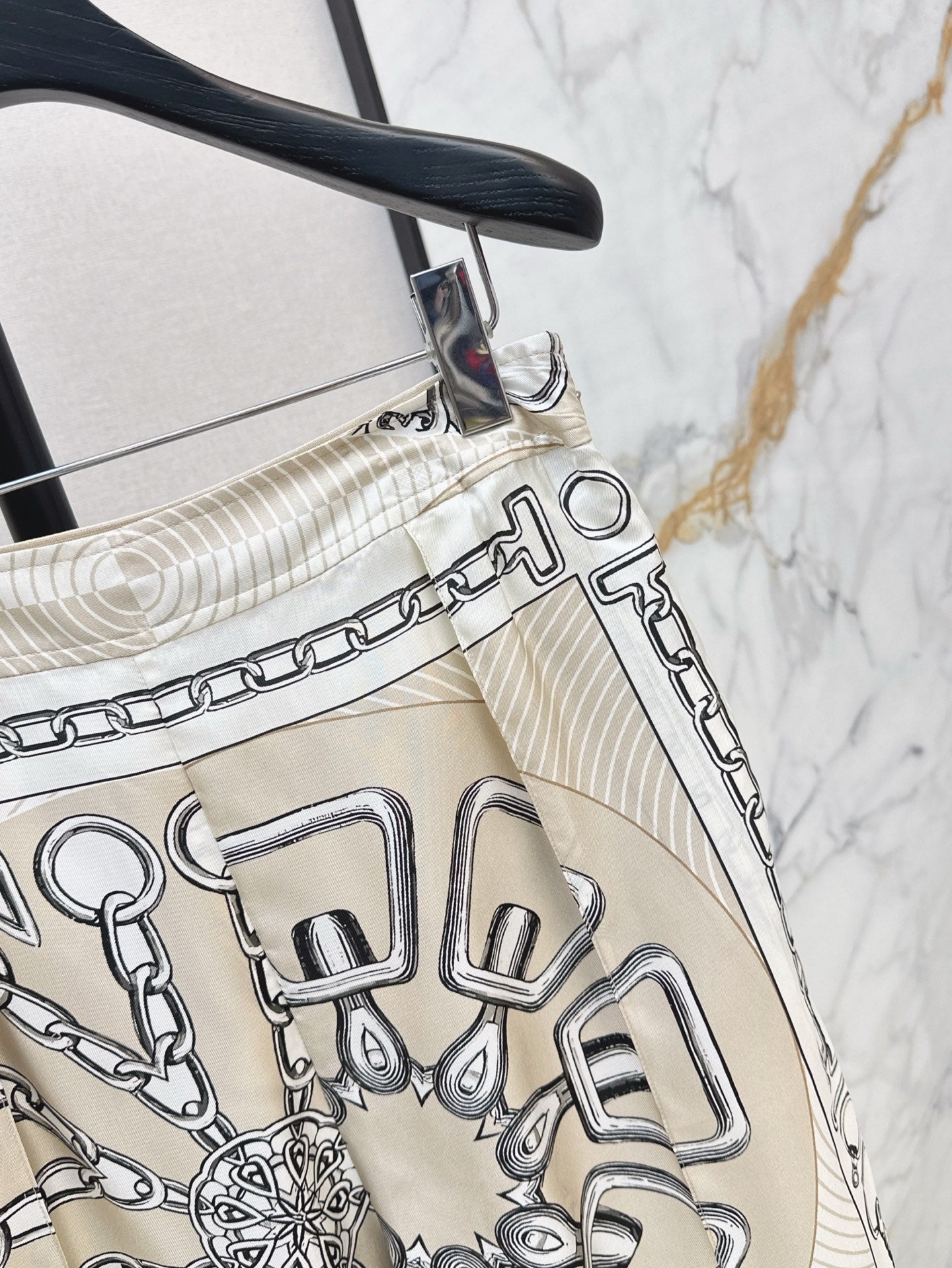 25ss silk wide leg pants