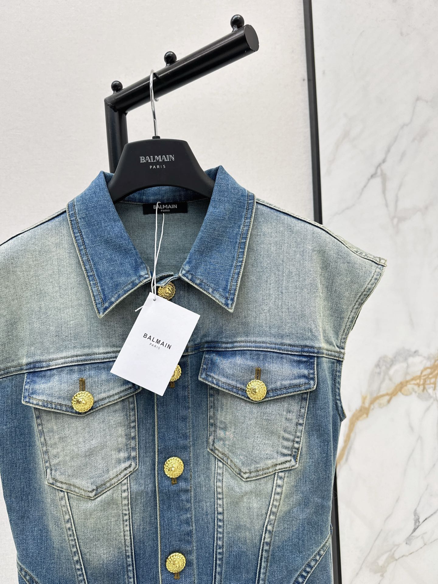 25ss denim shirt dress
