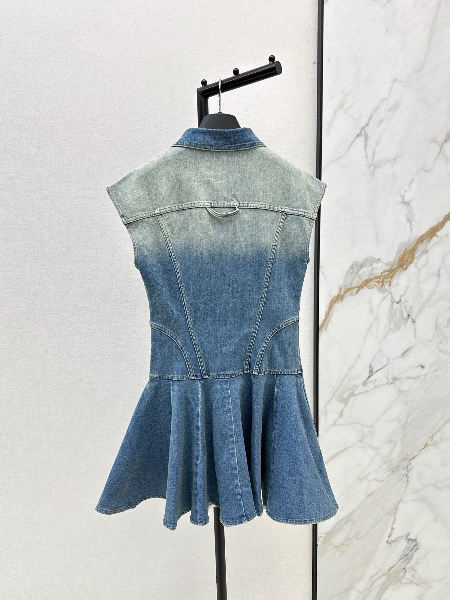 25ss denim shirt dress