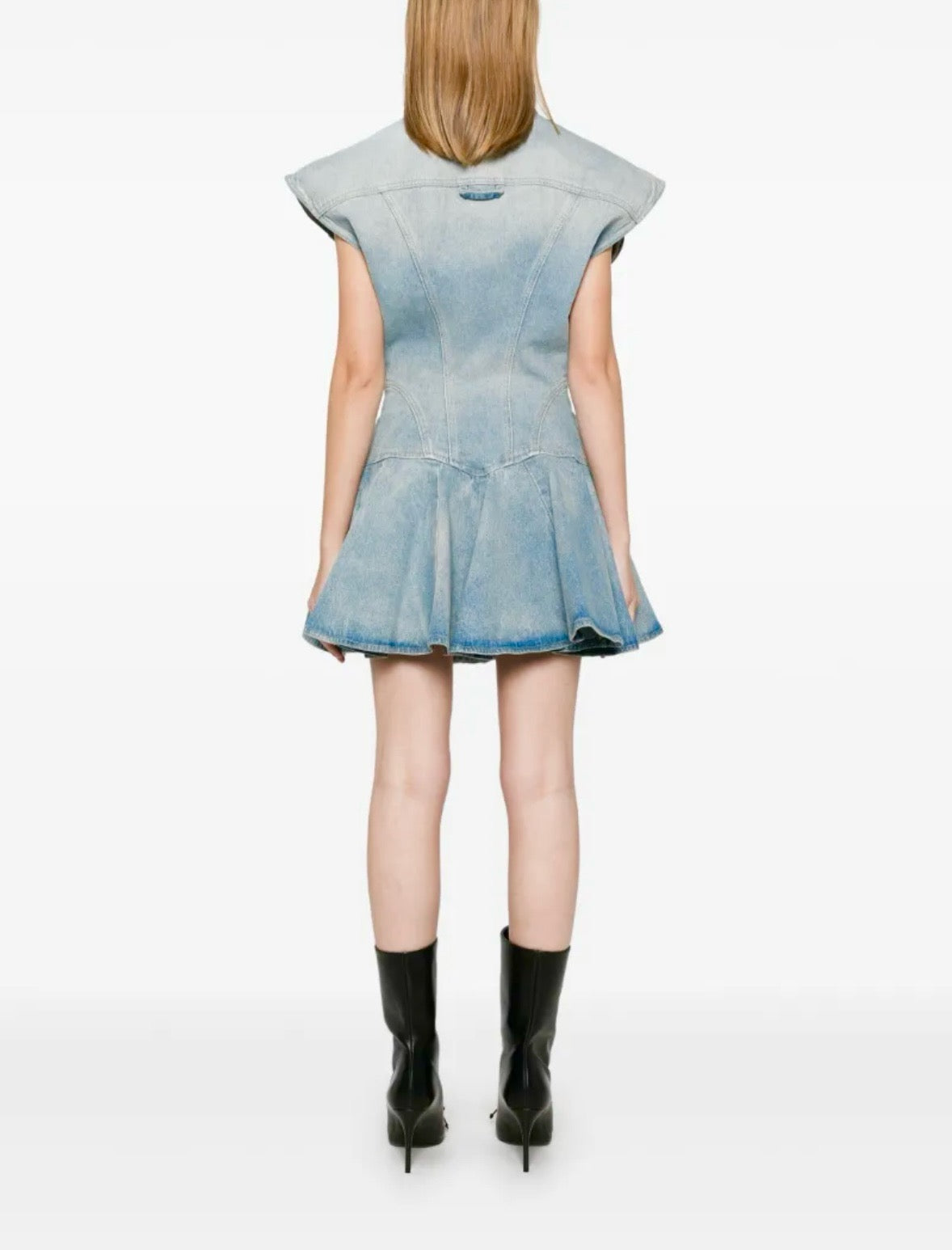 25ss denim shirt dress