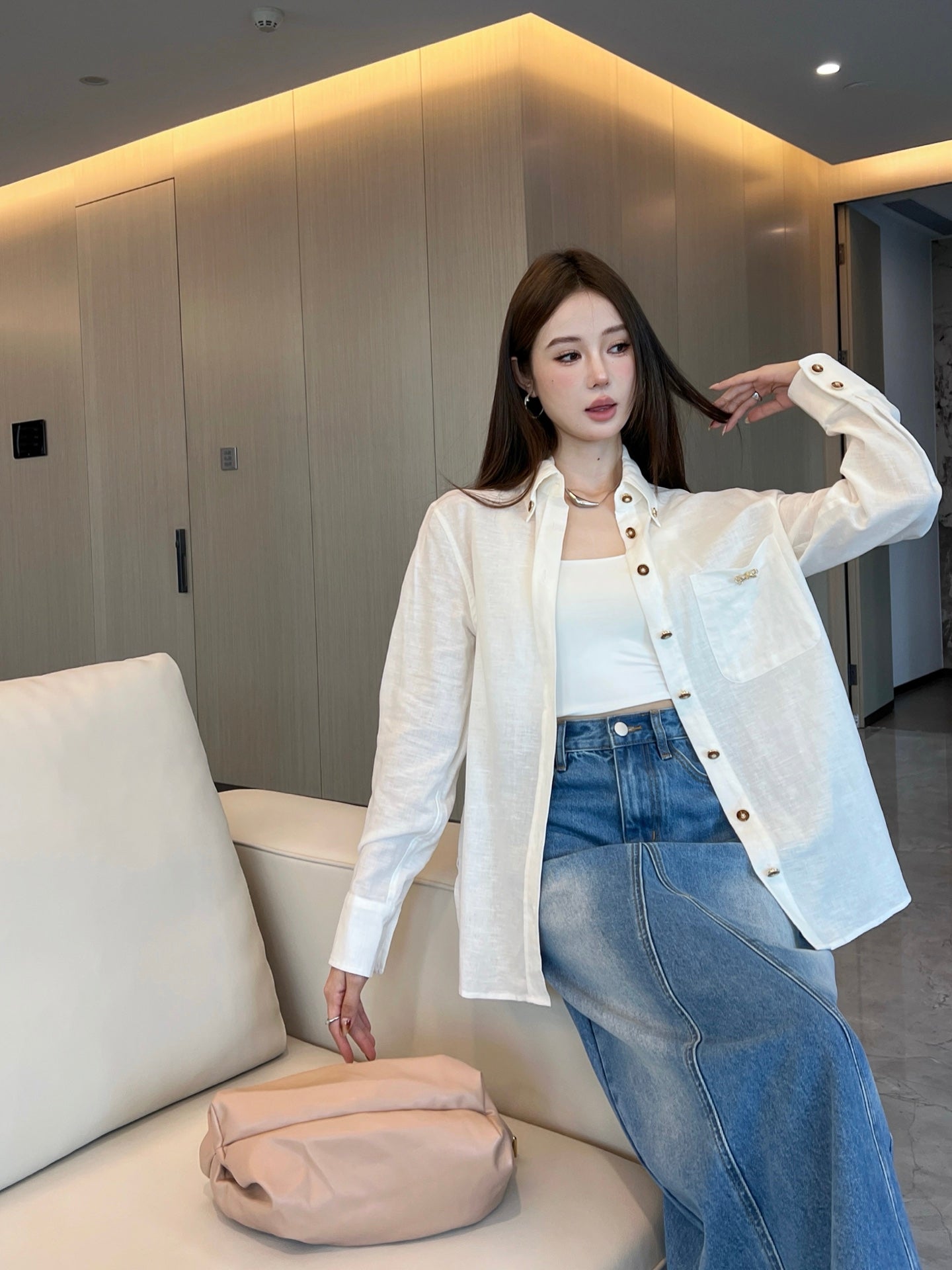Ch 25ss linen buttons shirt