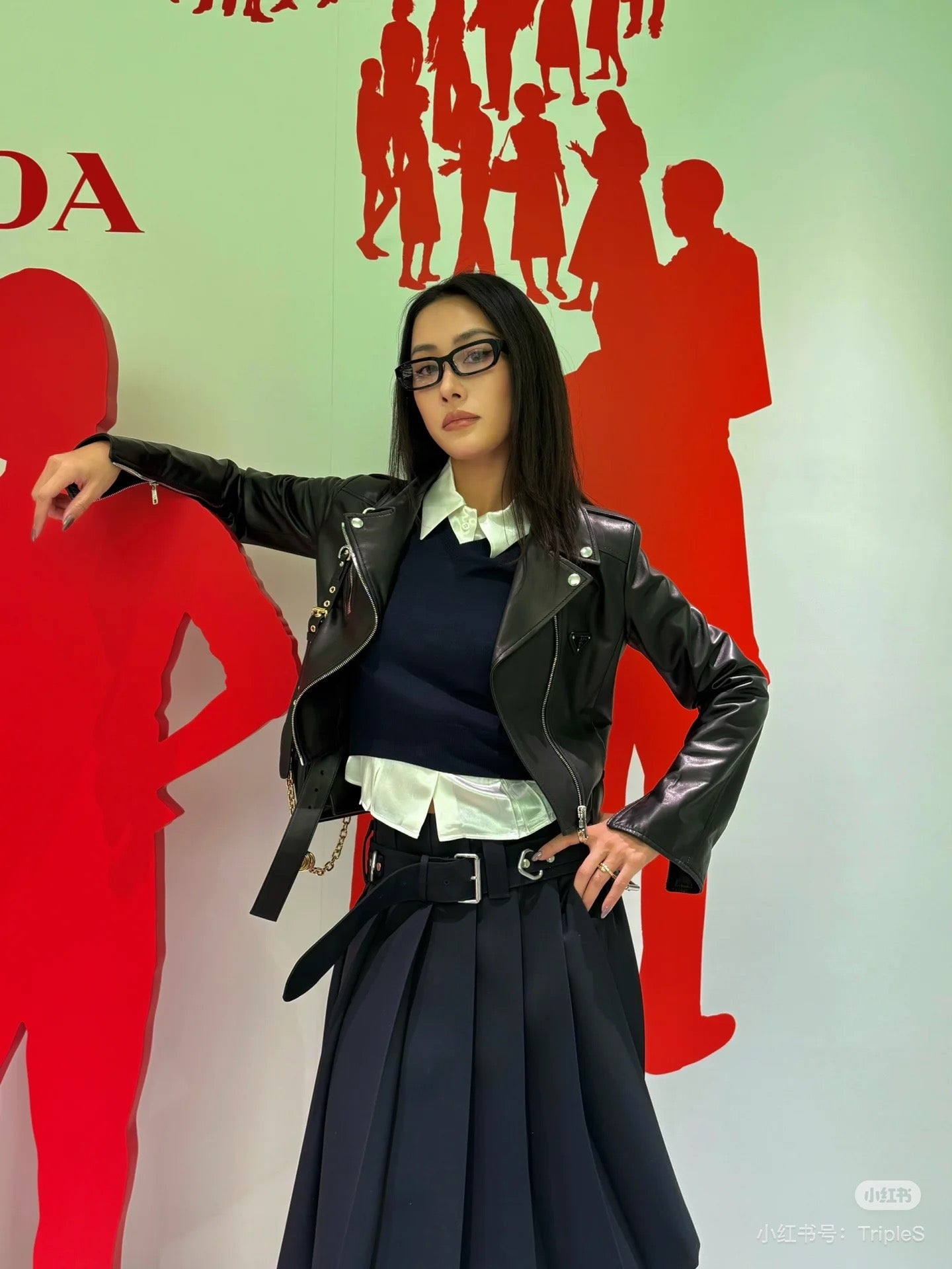 P 25ss belt skirt