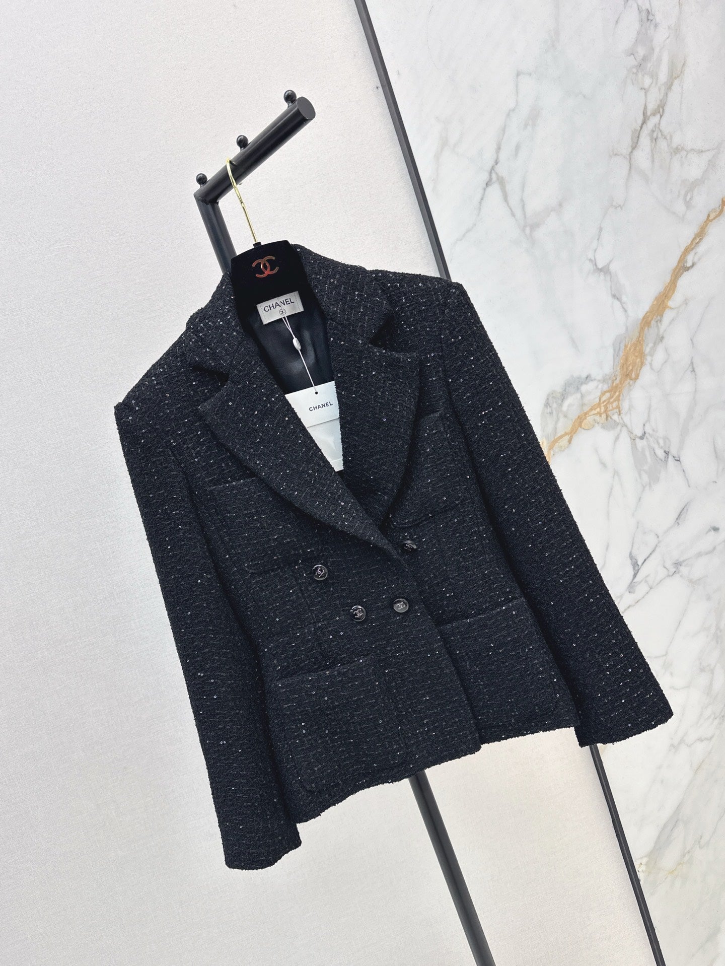 25ss rhinestone blazer