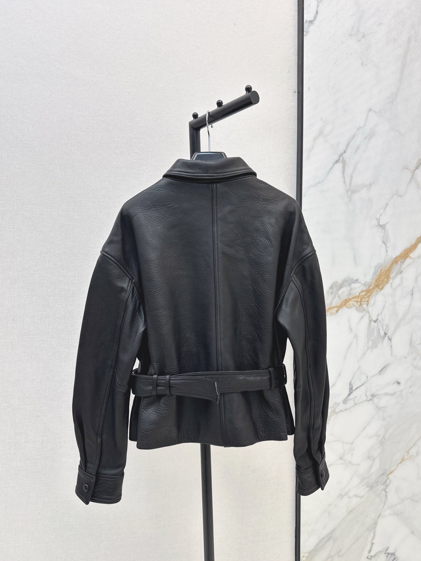 Sa 25ss leather jacket