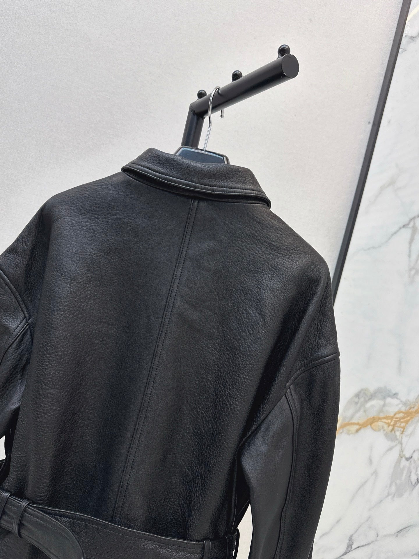 Sa 25ss leather jacket