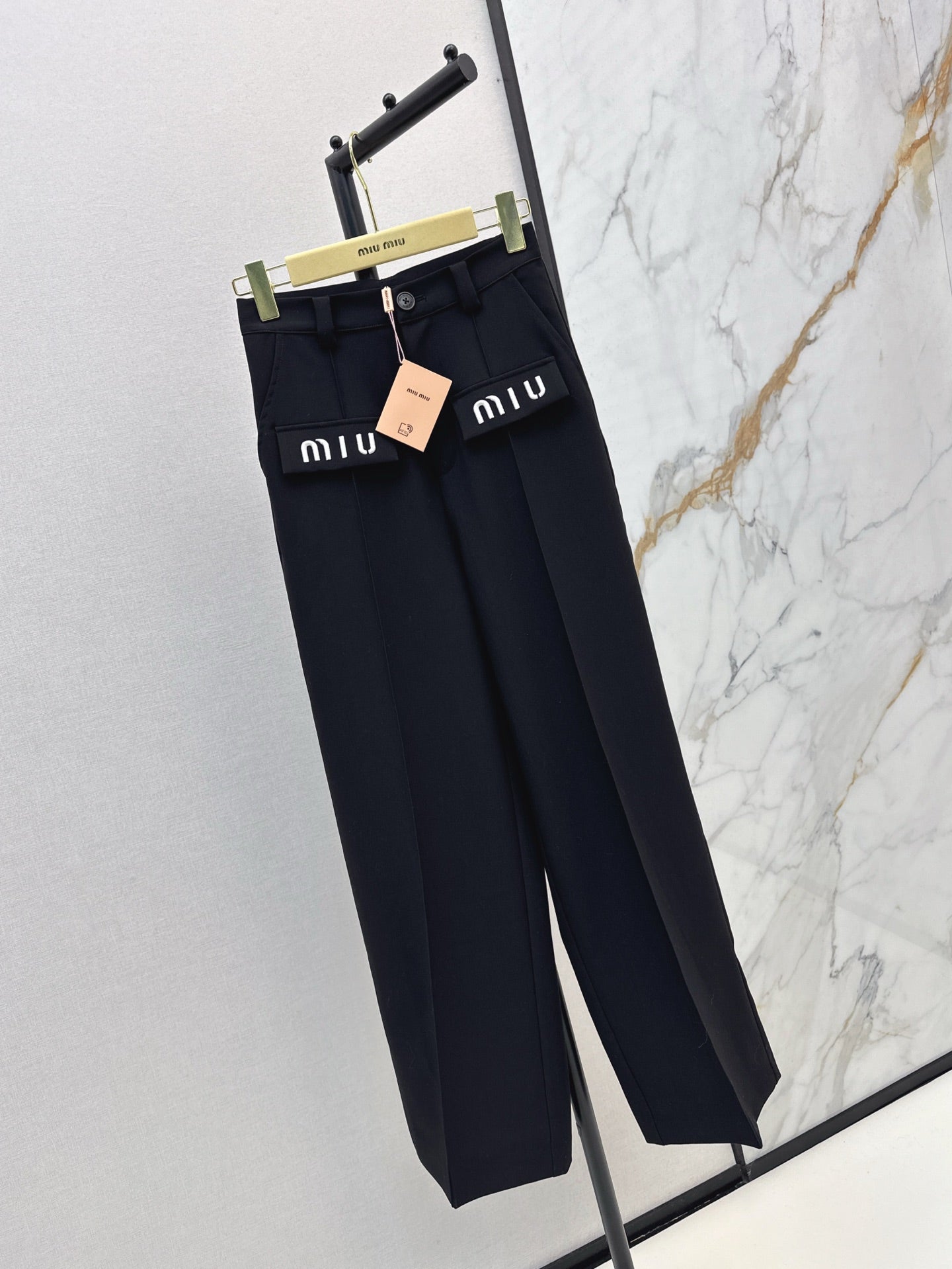 25ss embroidered pants