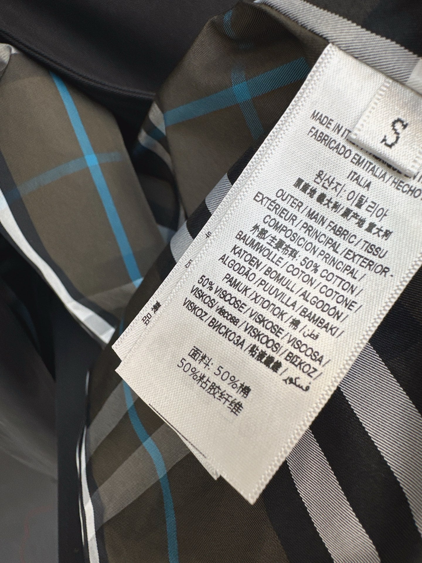 BU 25SS trench coat