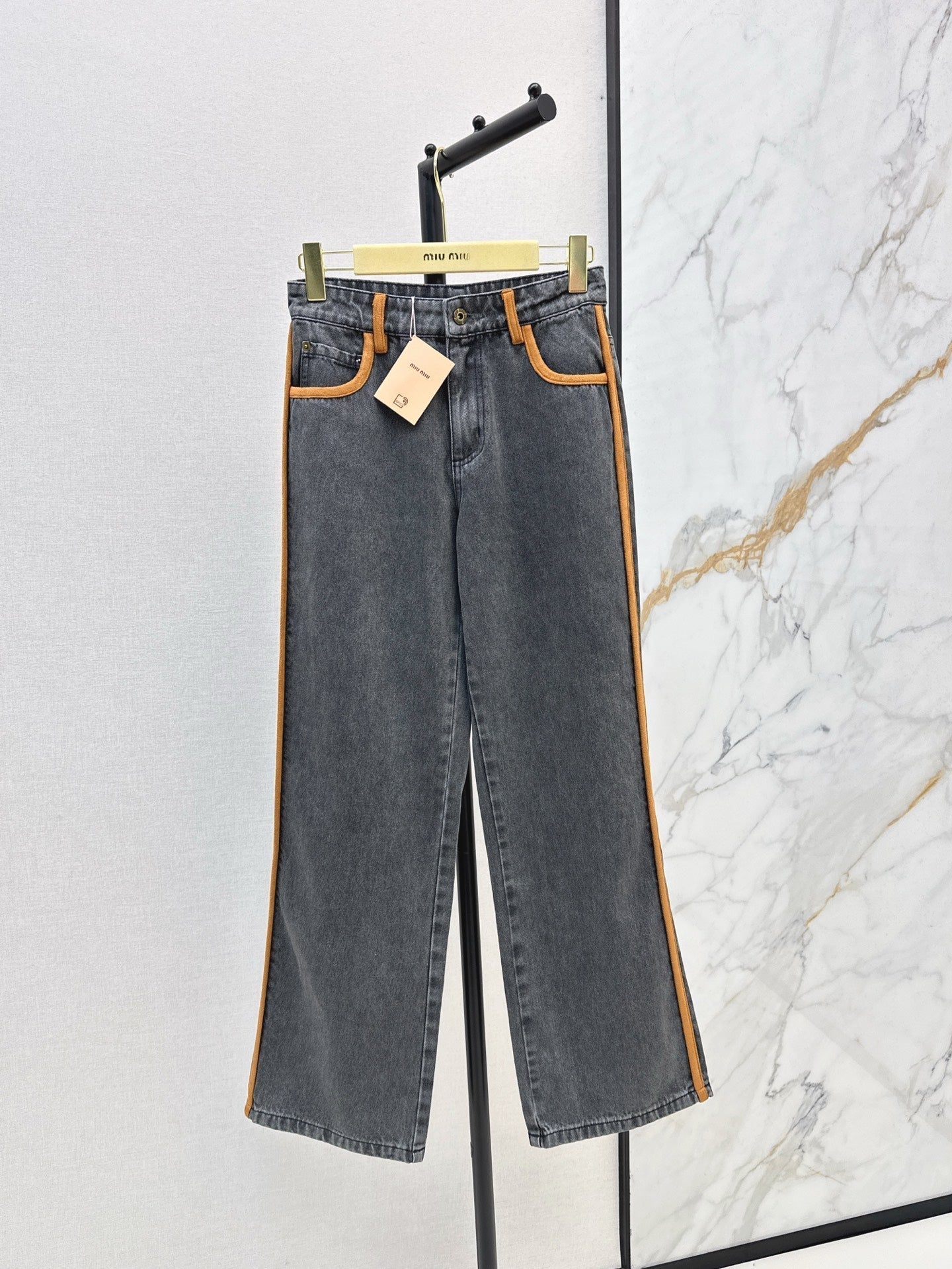 25SS embroidered jeans
