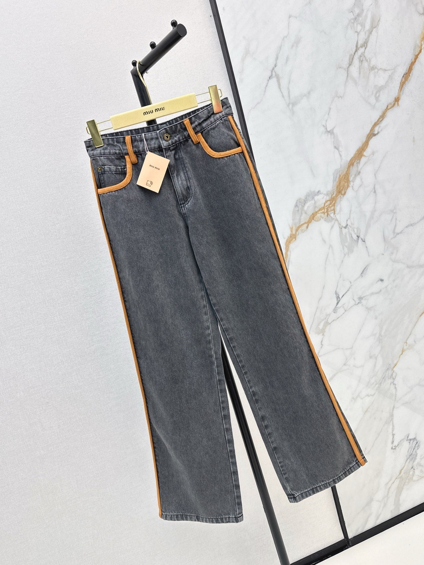 25SS embroidered jeans