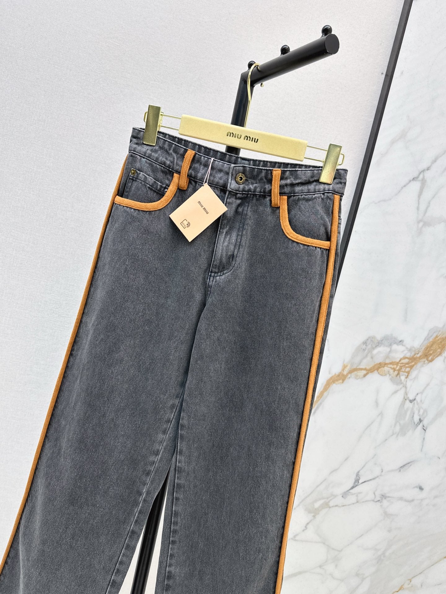 25SS embroidered jeans