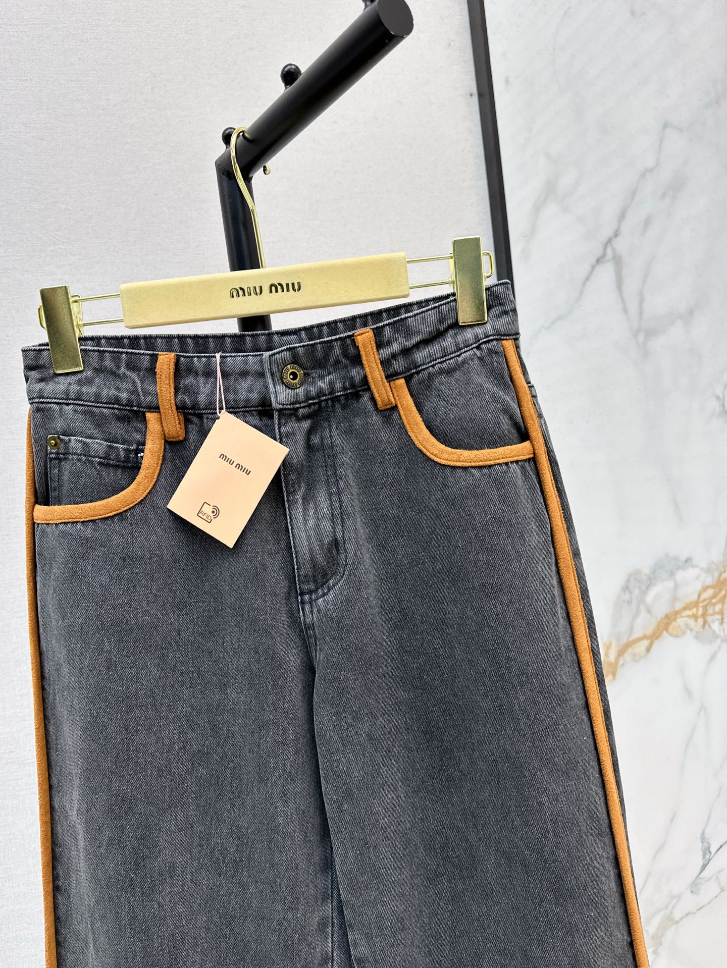 25SS embroidered jeans