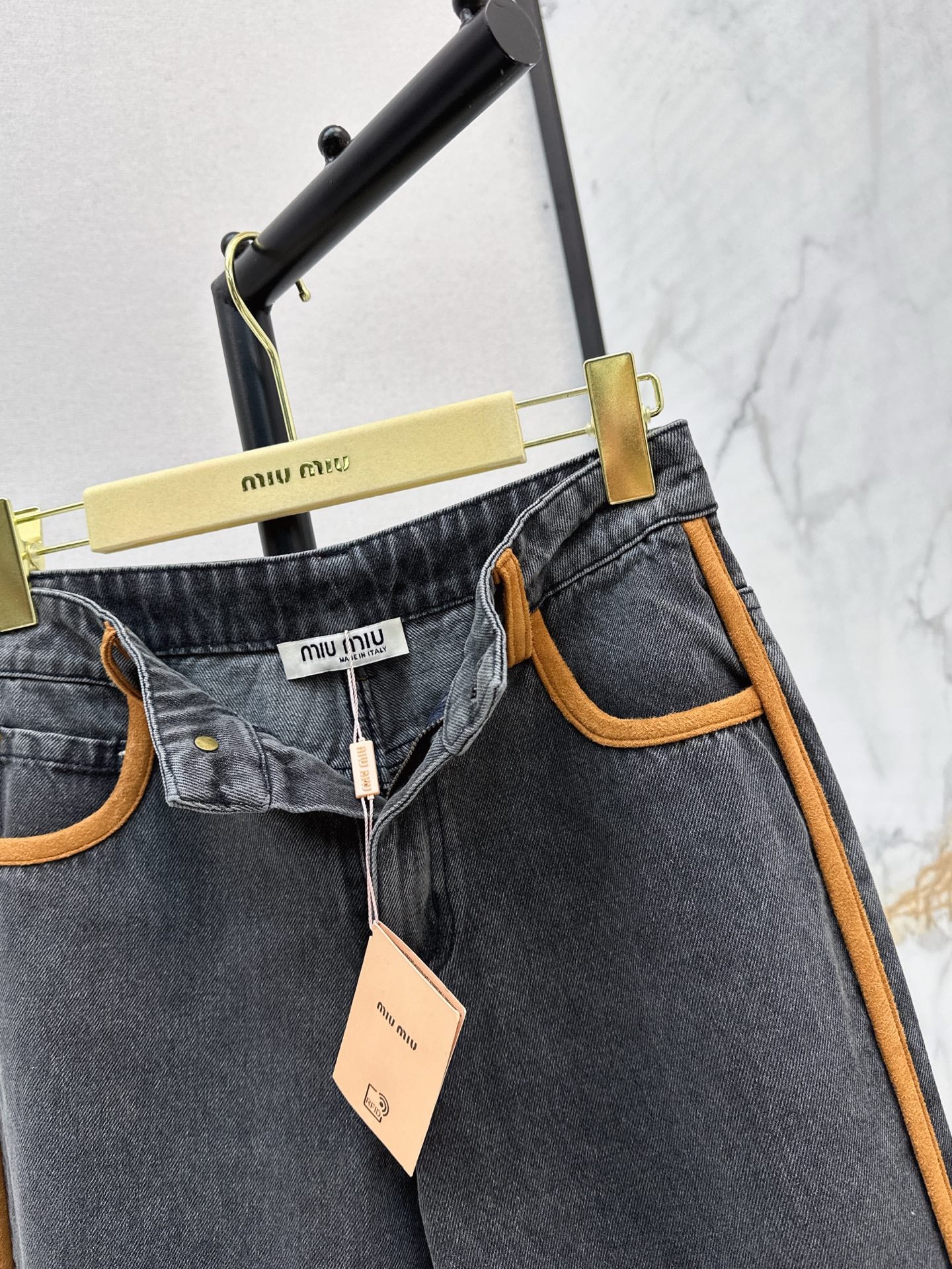 25SS embroidered jeans
