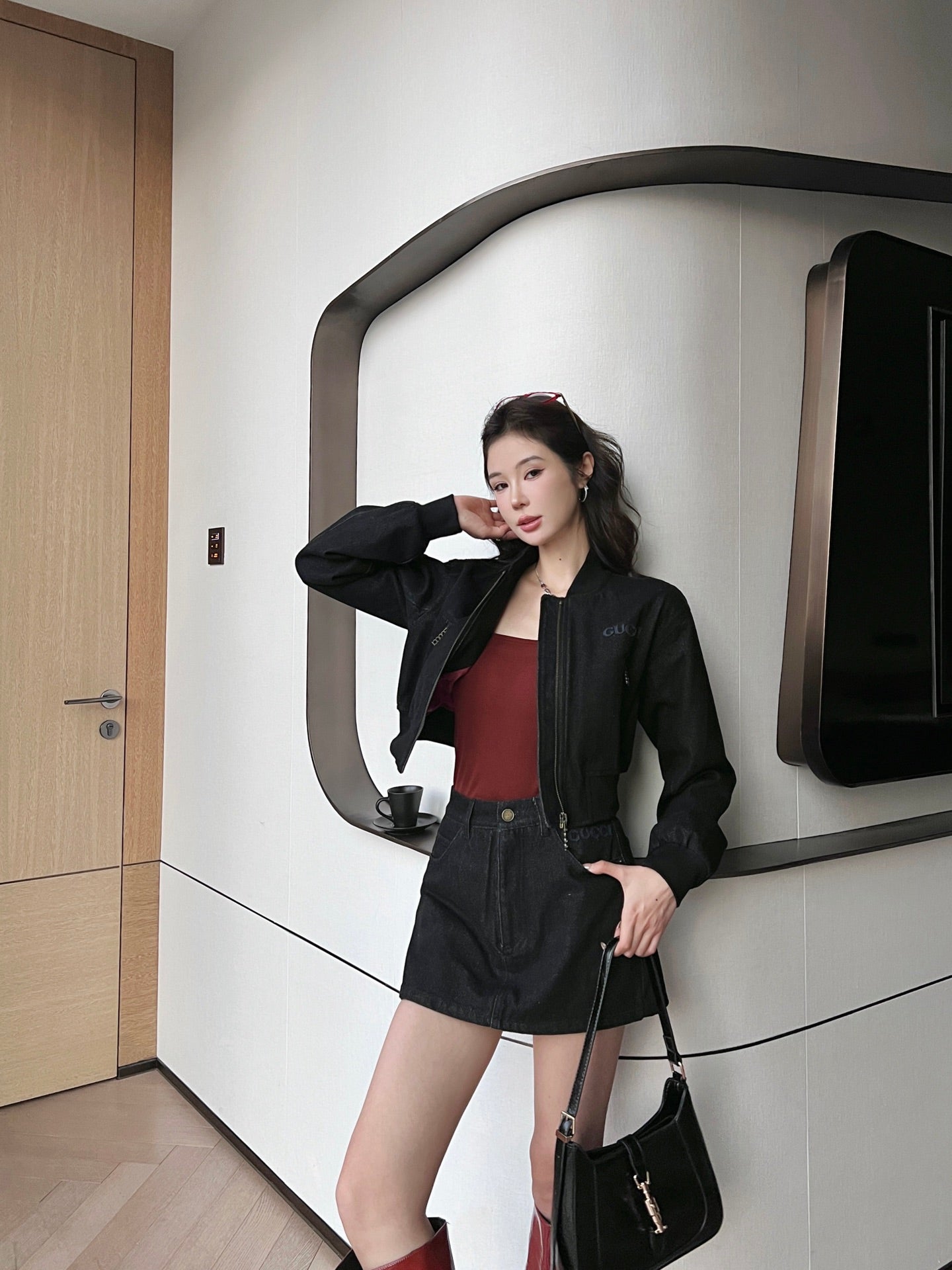 G 25ss crop jacket