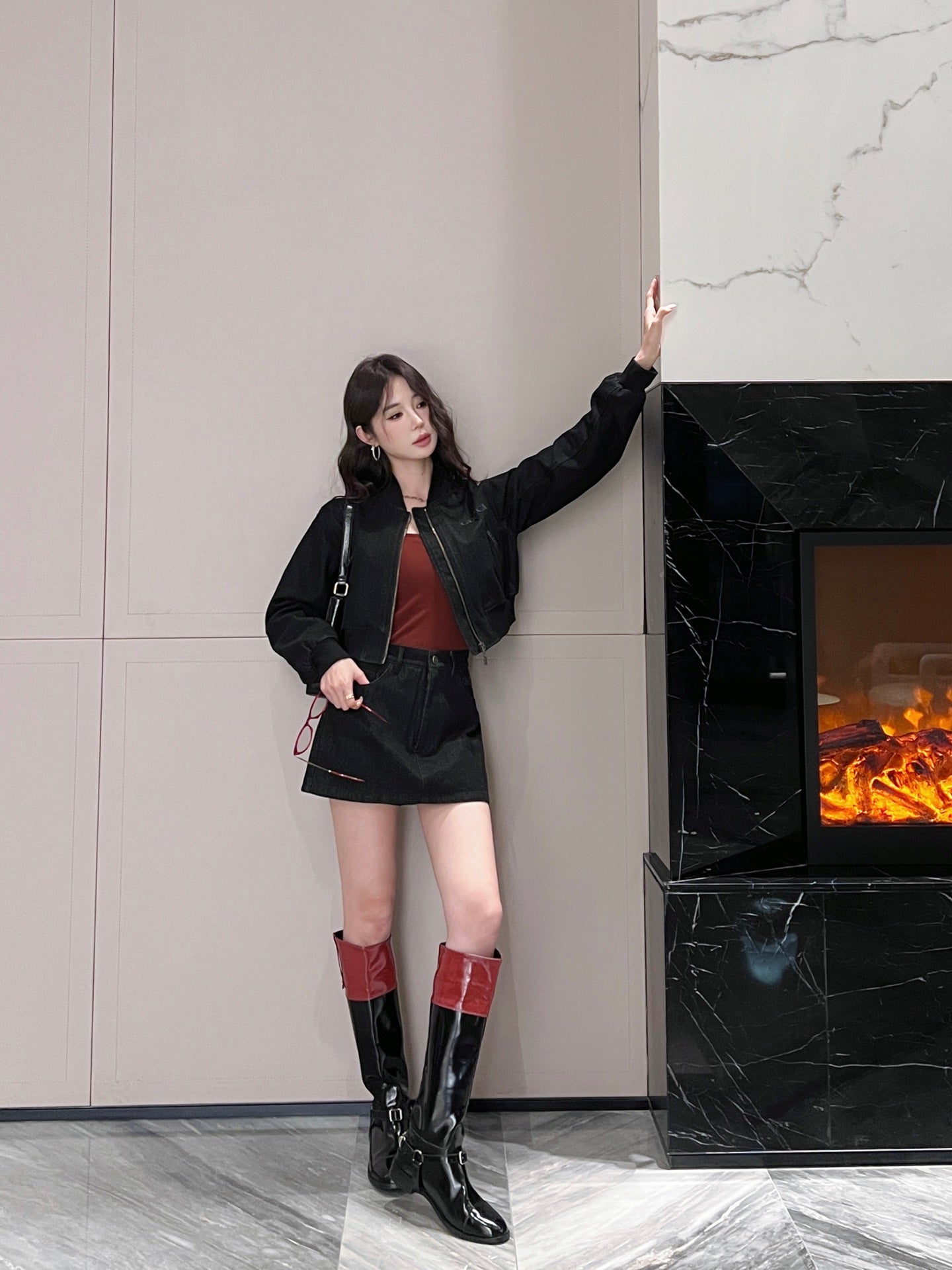 G 25ss crop jacket