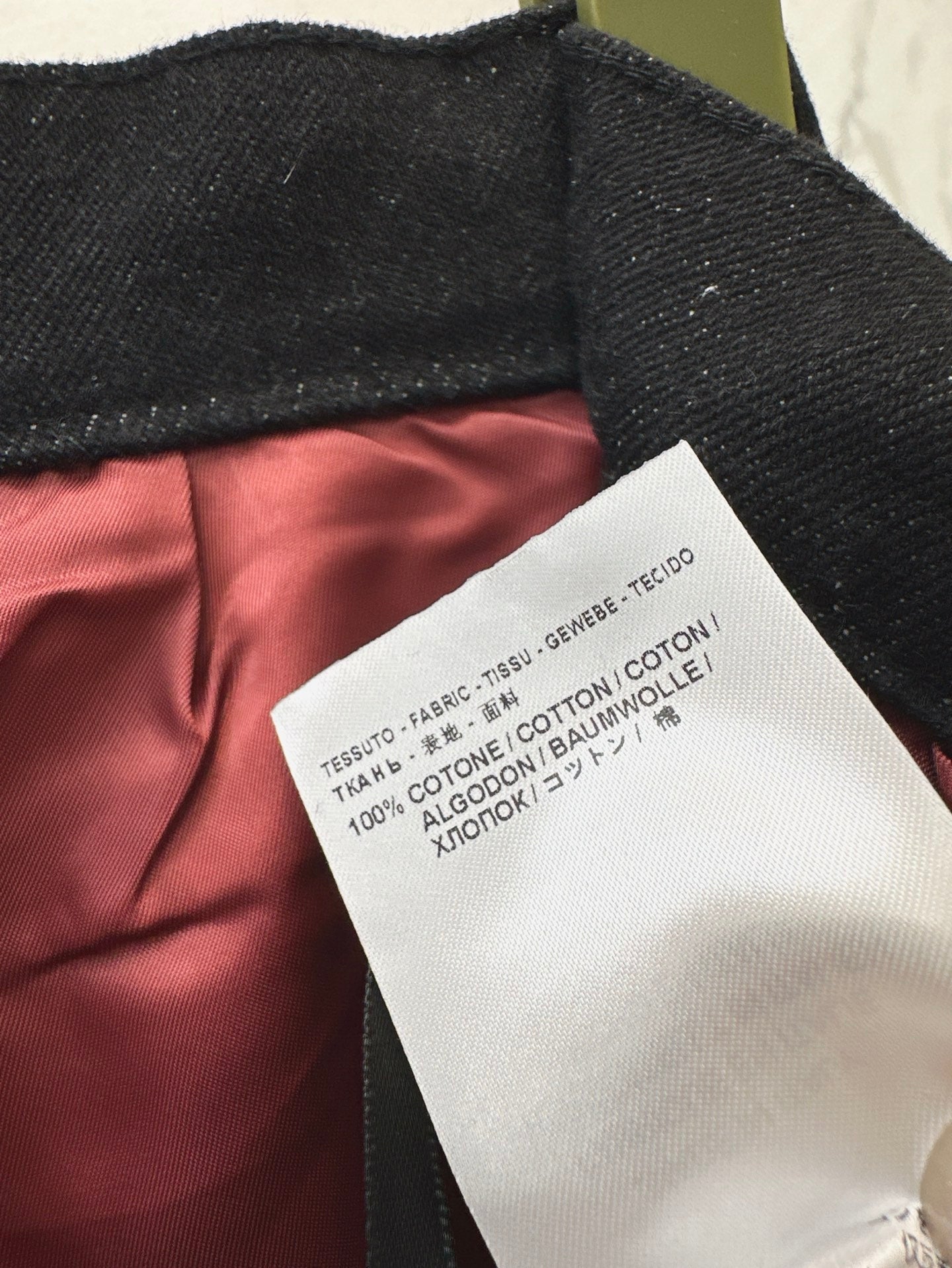 G 25ss embroidered denim short