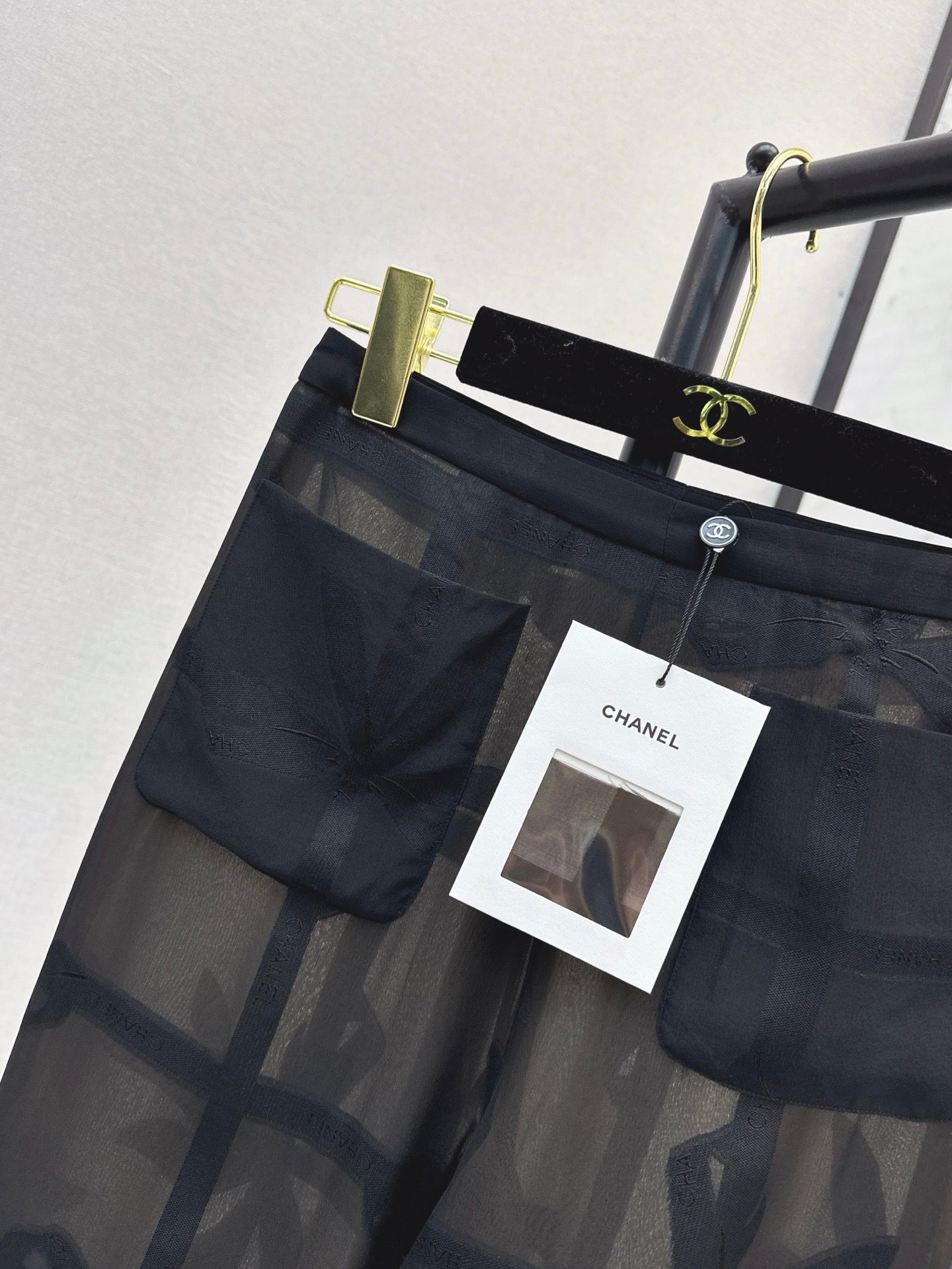 25ss Silk wide leg pants