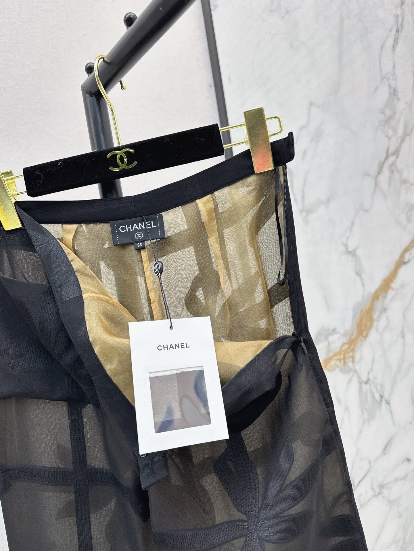 25ss Silk wide leg pants