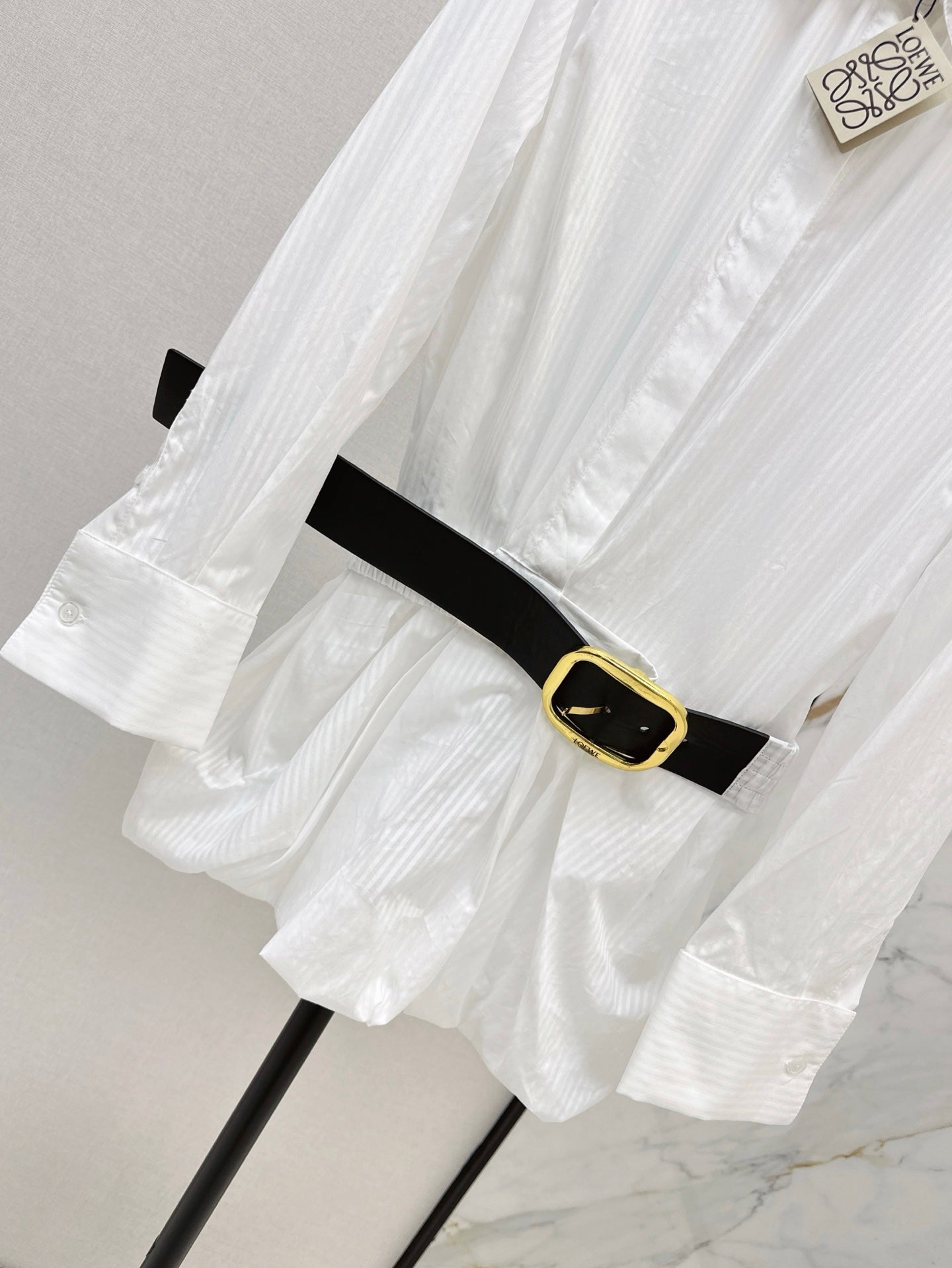 Lo 25ss belt shirt