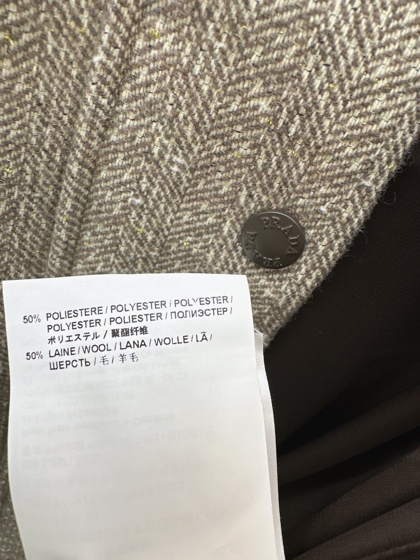 P 24fw wool vest