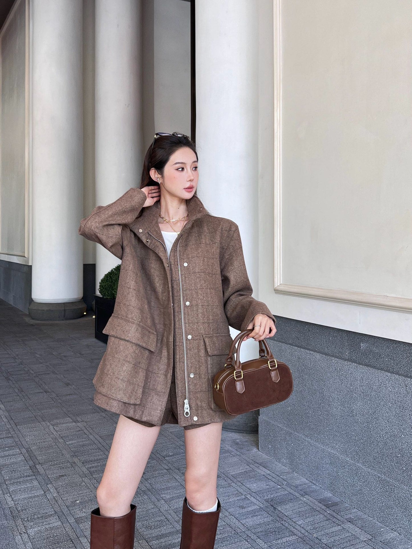 Lo 24fw wool coat