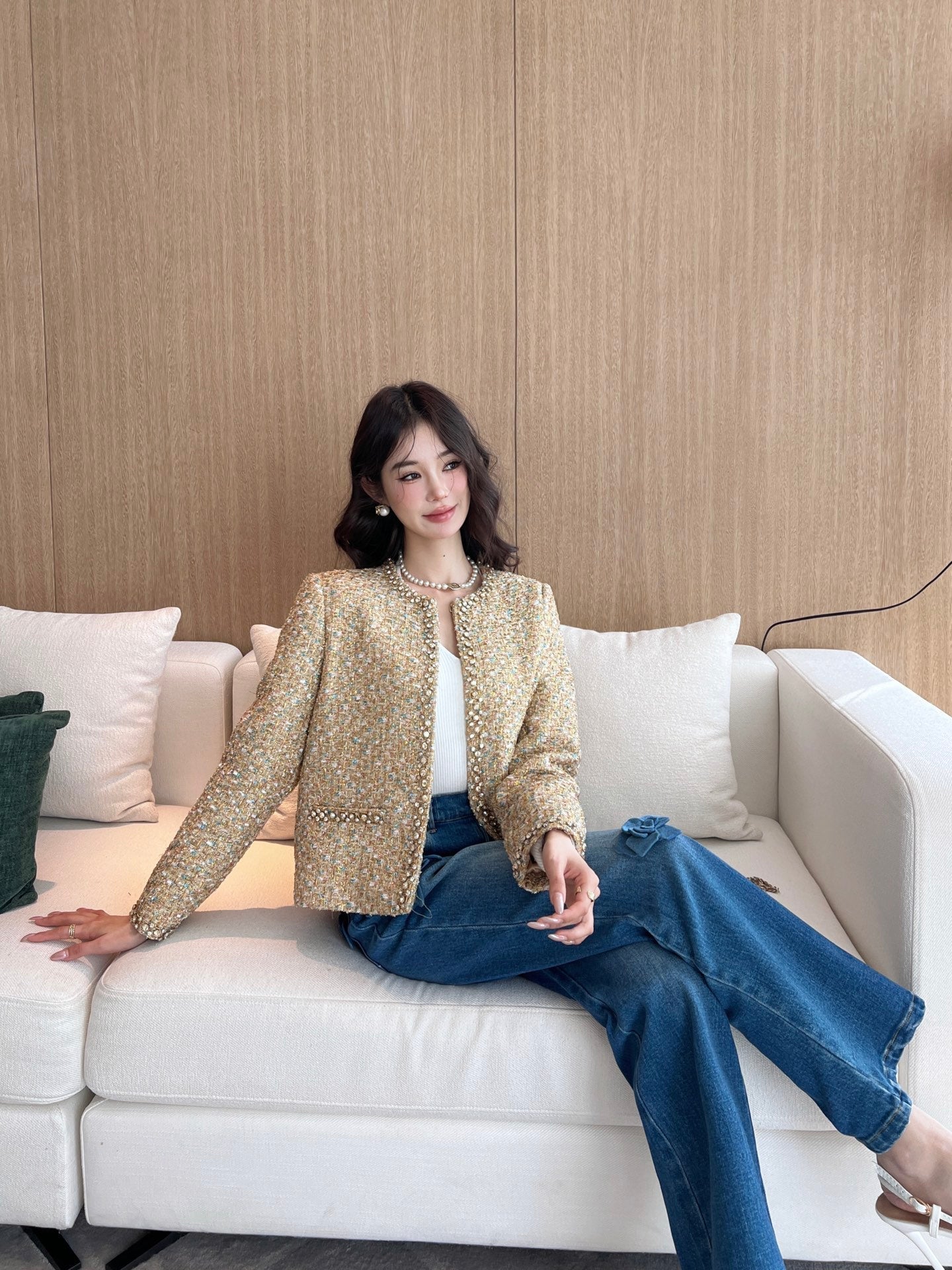 Ch 25ss rhinestone jacket