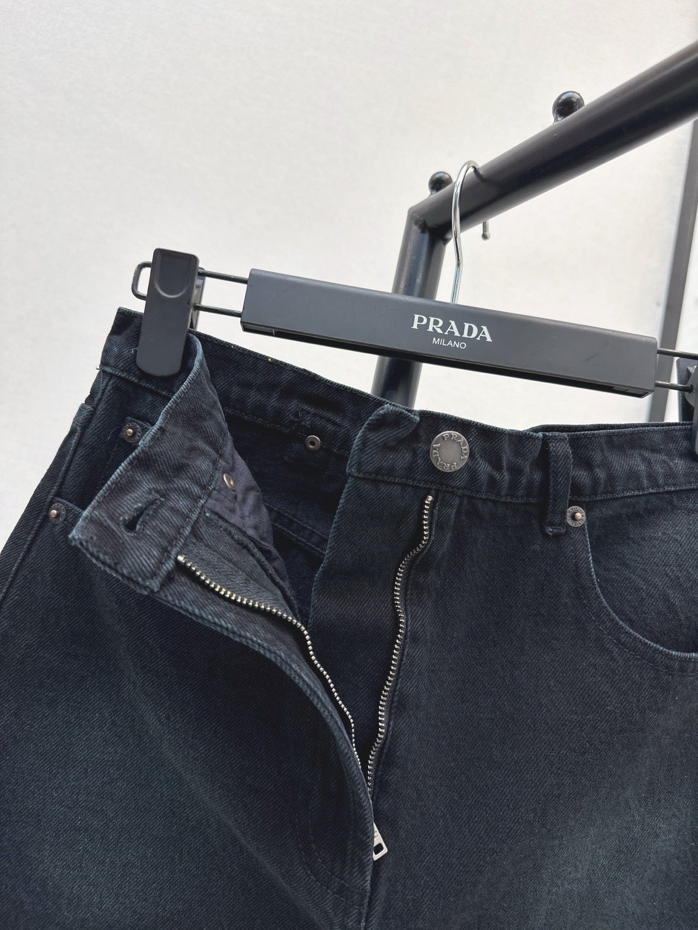 P 25ss denim skirt