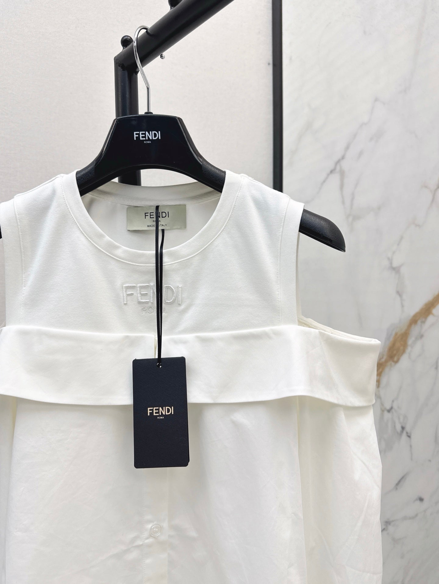 Fe 25ss paneled sleeve shirt