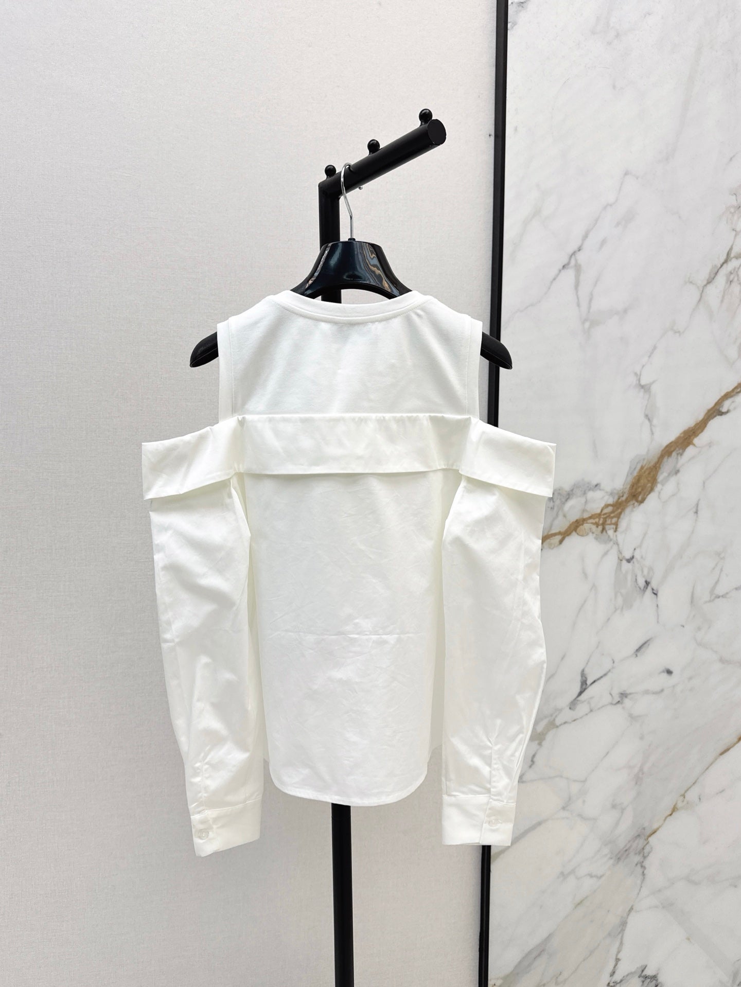 Fe 25ss paneled sleeve shirt