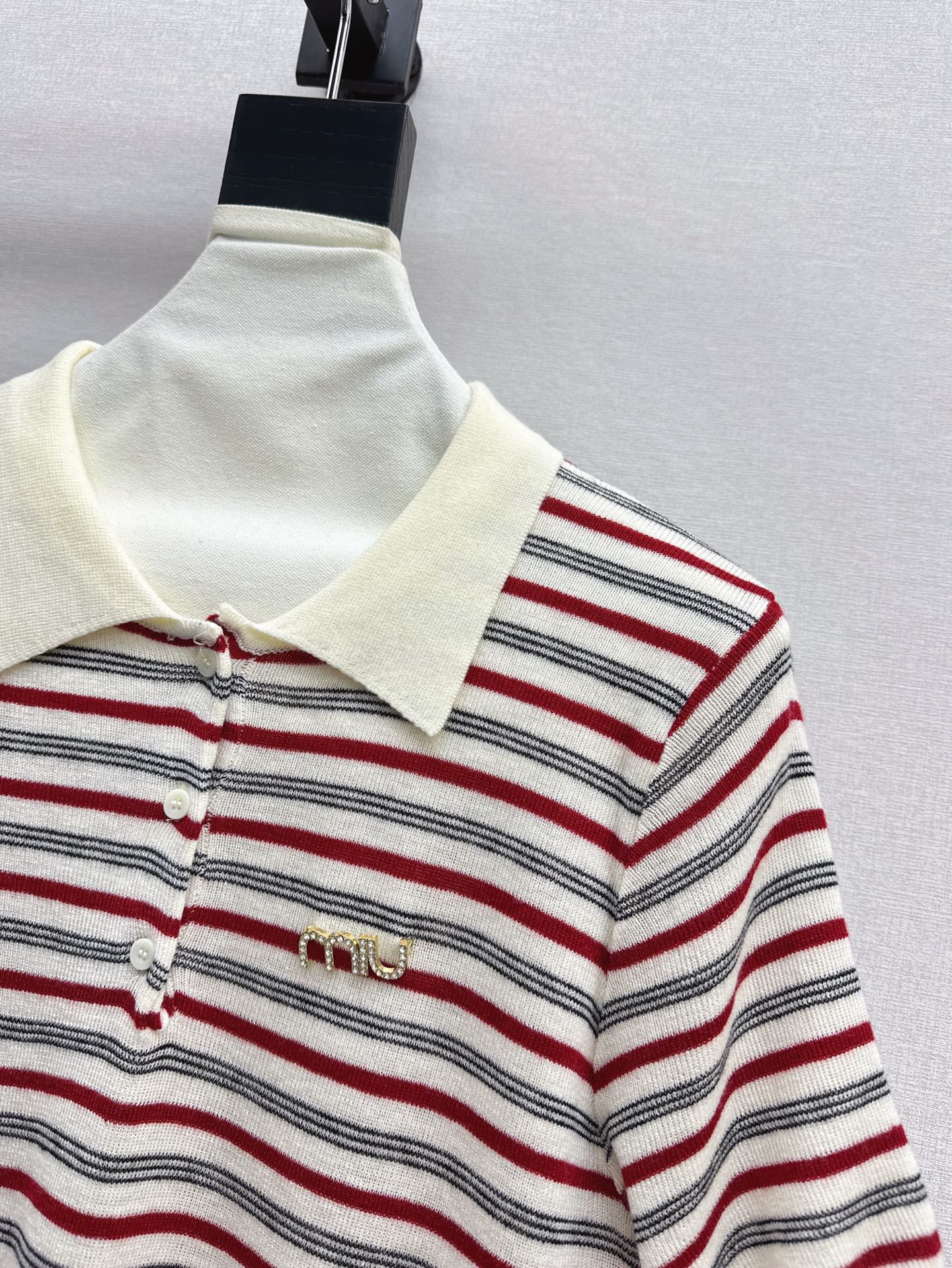 25SS KNITTED WOOL POLO