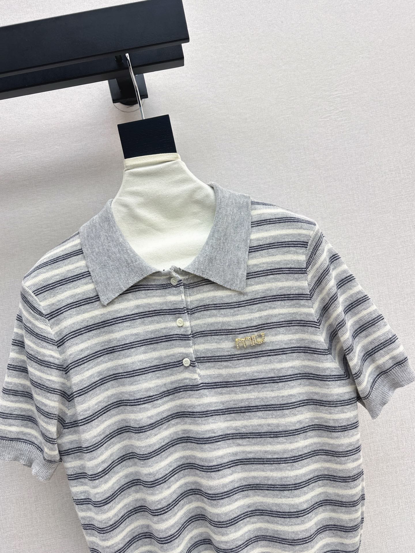 25SS KNITTED WOOL POLO