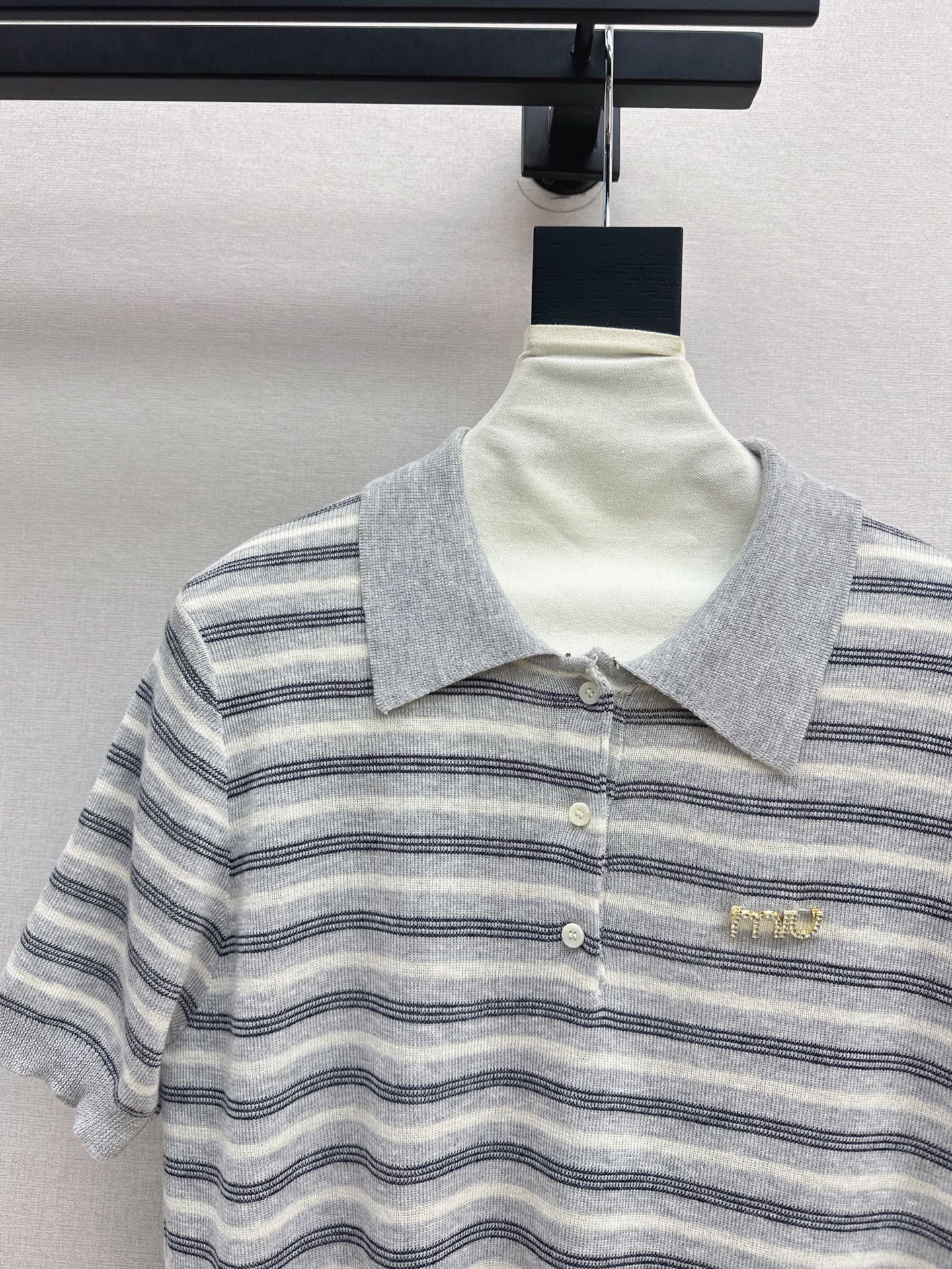 25SS KNITTED WOOL POLO