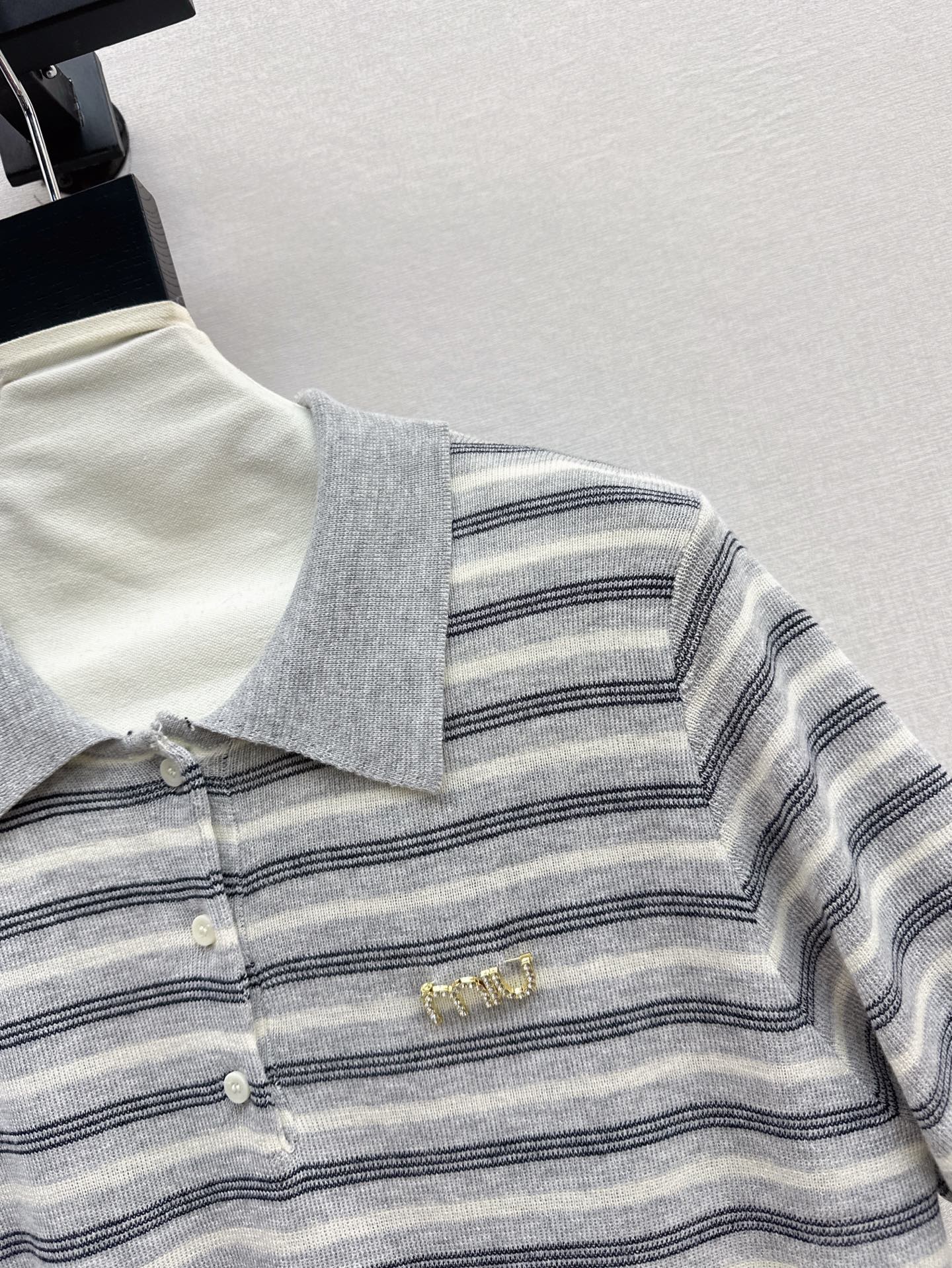 25SS KNITTED WOOL POLO